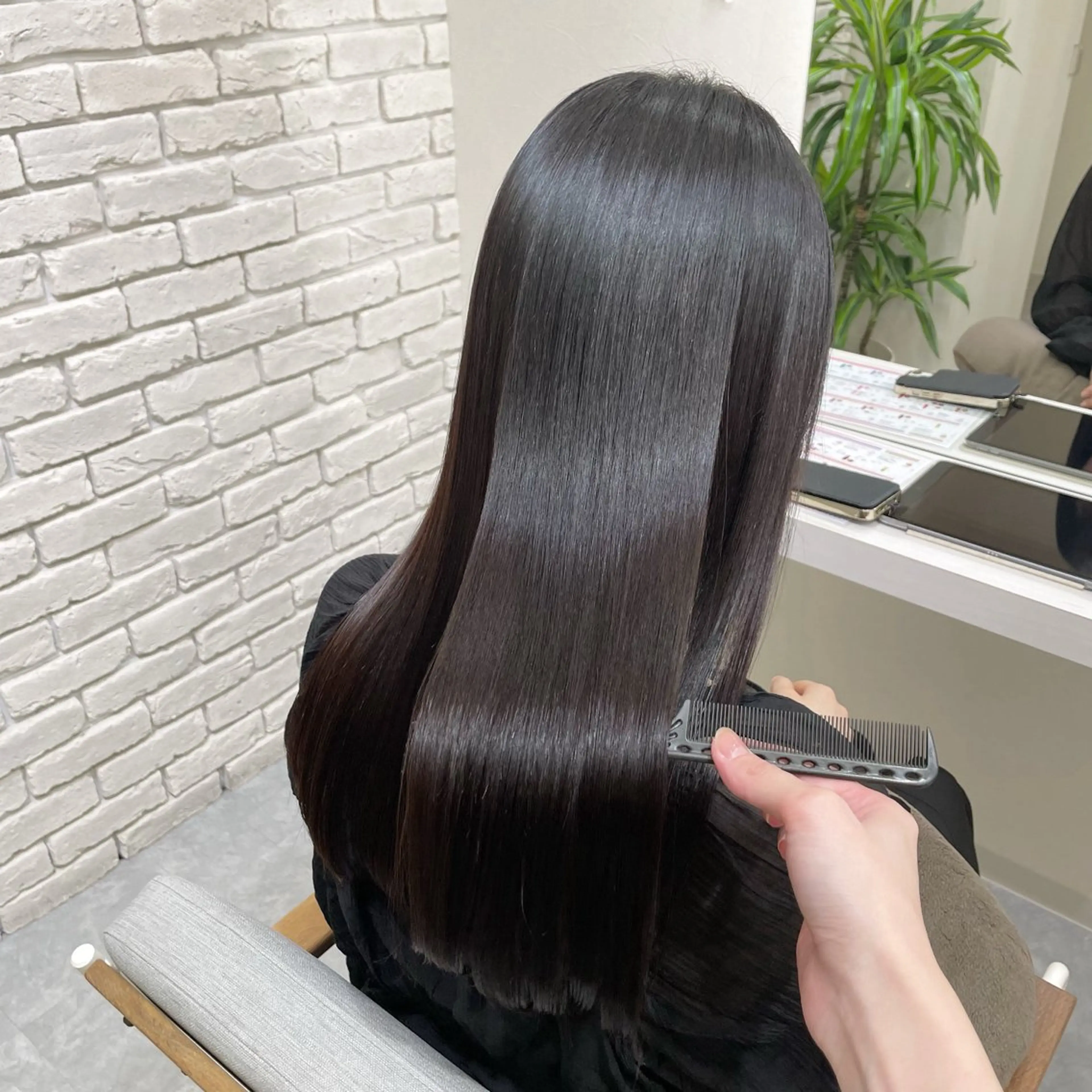 セミロング 髪質改善 トリートメント トリートメント 髪質改善&ヘアケア /菊池琉那のヘアスタイル