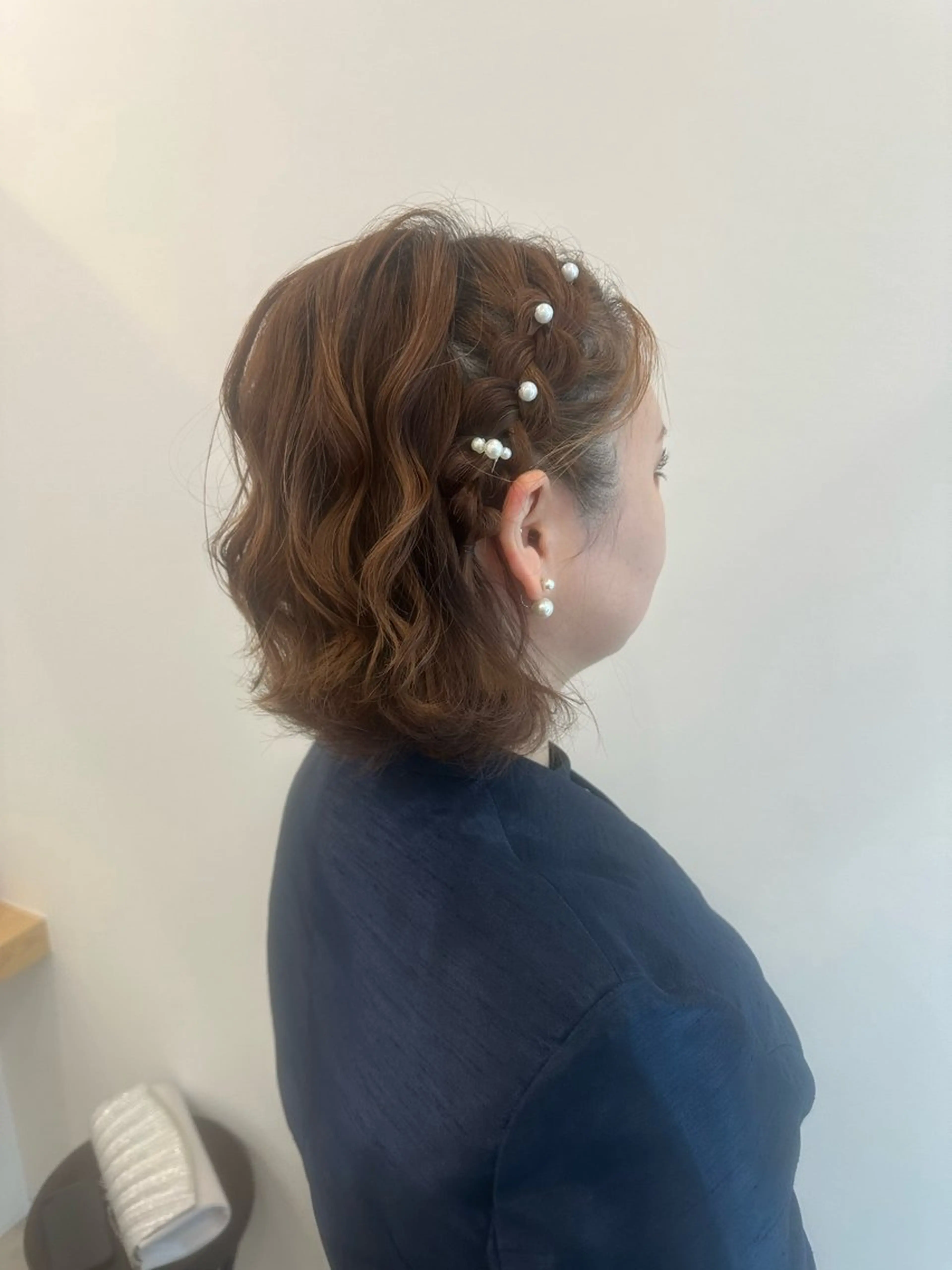 ショート ヘアアレンジ ヘアセット レイヤー/ナチュラル 💐nao.のヘアスタイル