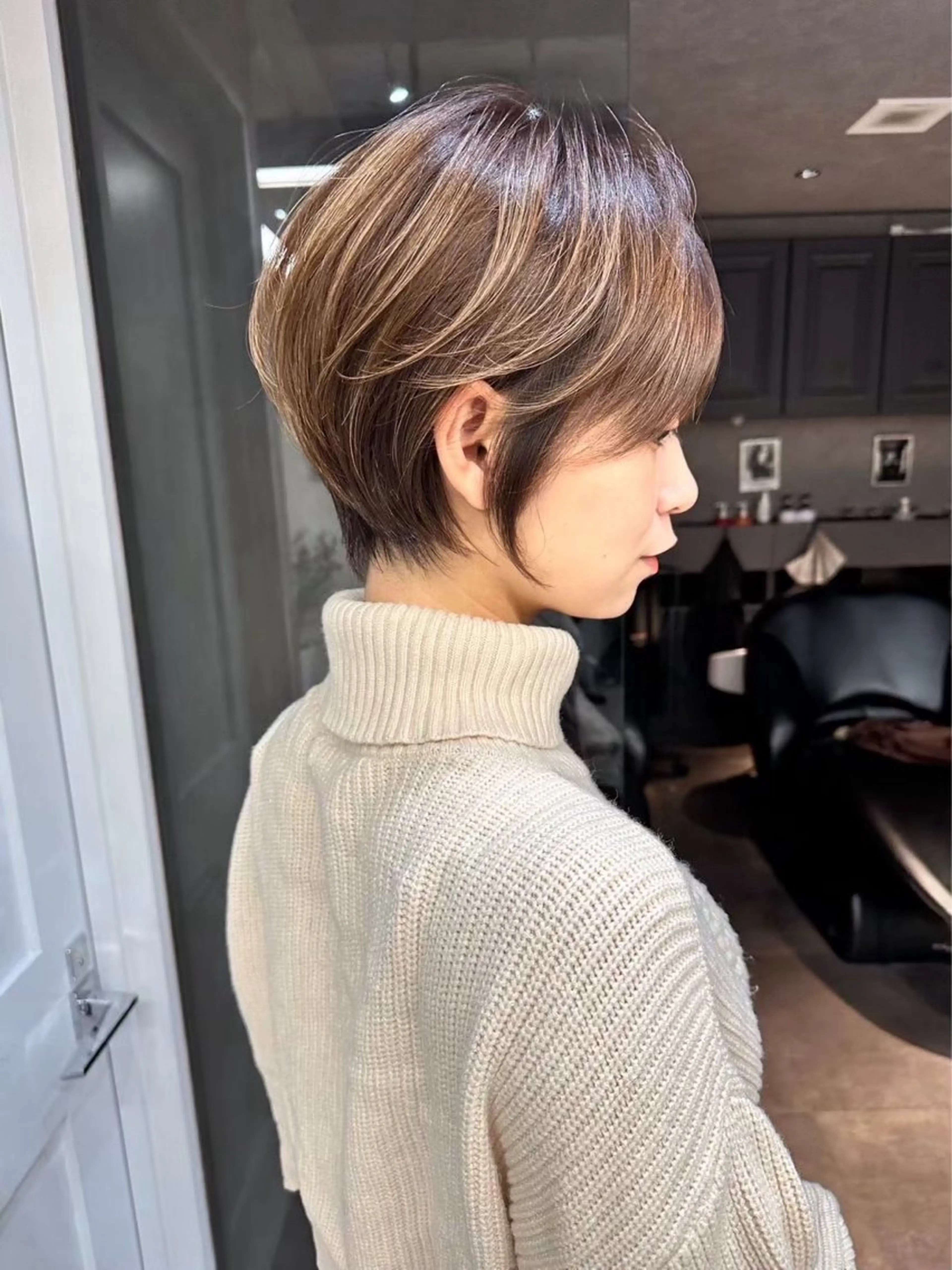 ショート 💖美髪矯正／透明感 カラー💖のぞみのヘアスタイル