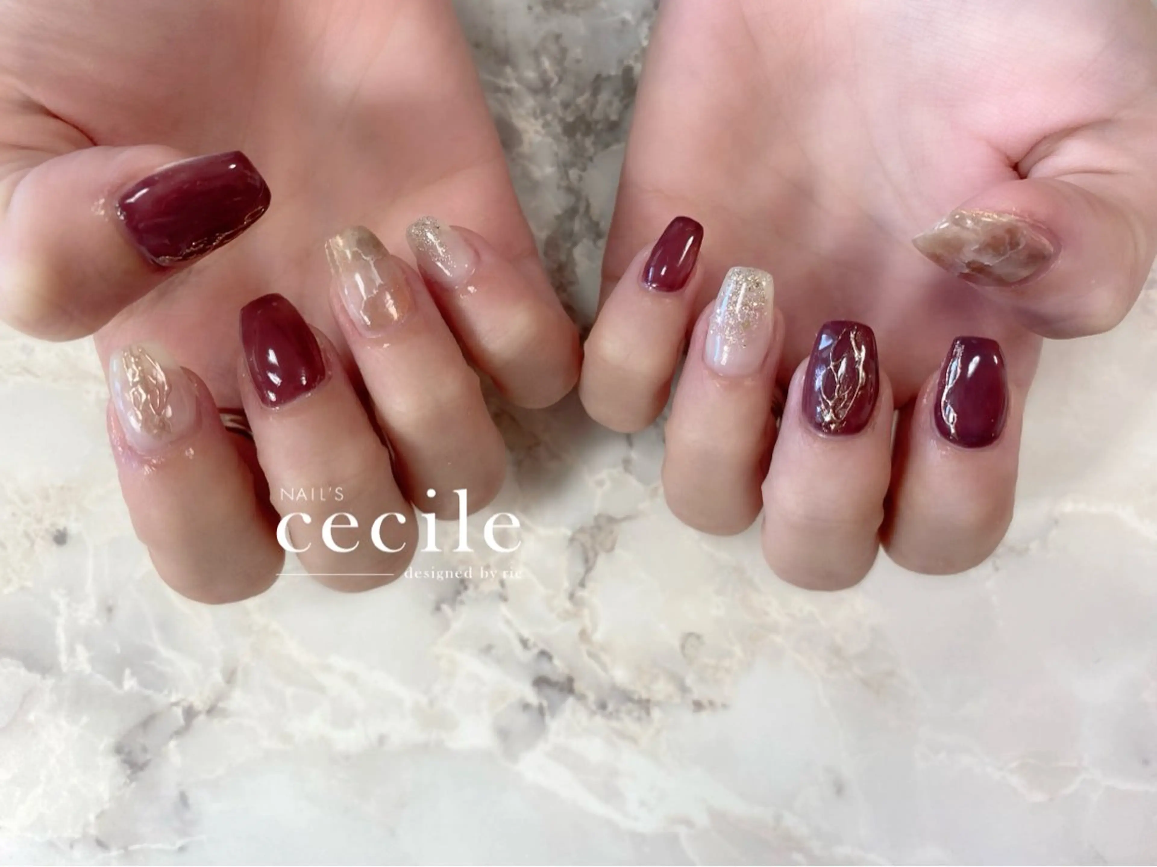 ネイル ハンドネイル Cecile Rieのネイルデザイン