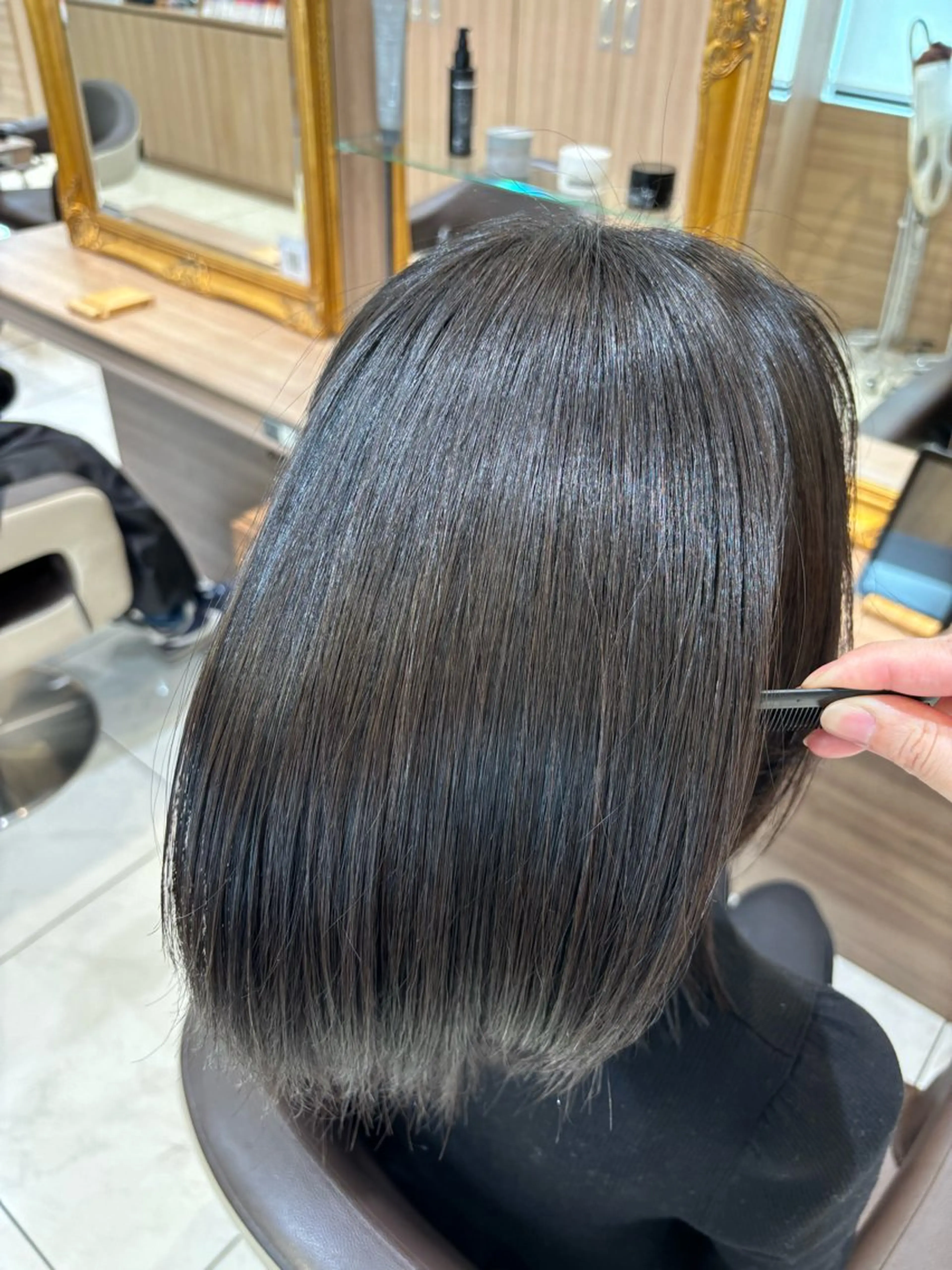 ミディアム 髪質改善 トリートメント トリートメント 🥀縮毛矯正🥀 川﨑和希のヘアスタイル