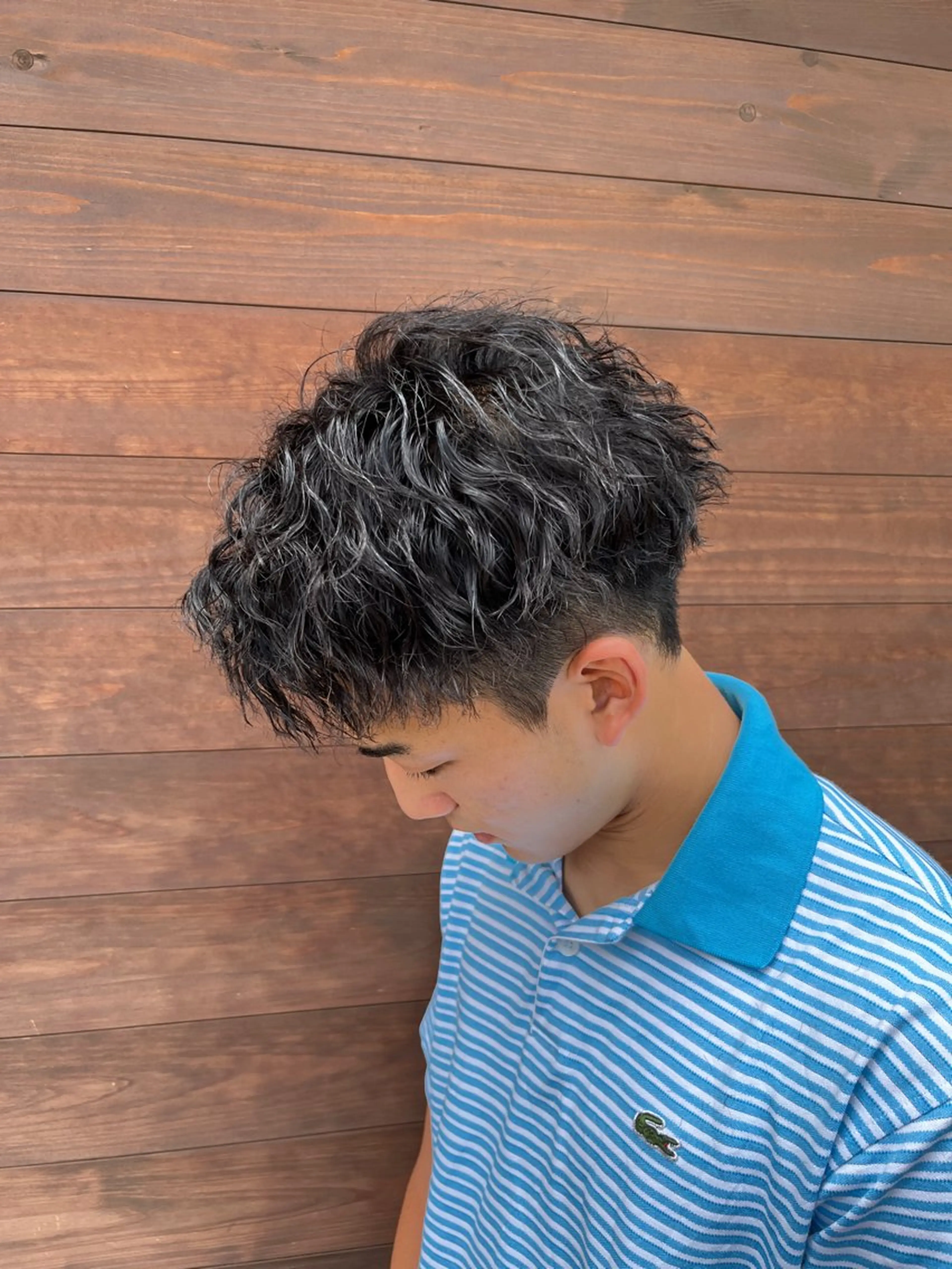 パーマ メンズ メンズパーマ ツイストスパイラルパーマ スパイラルパーマ カット パーマ トリートメント 今在家 玲【艶髪スト レート/メンズ】のヘアスタイル