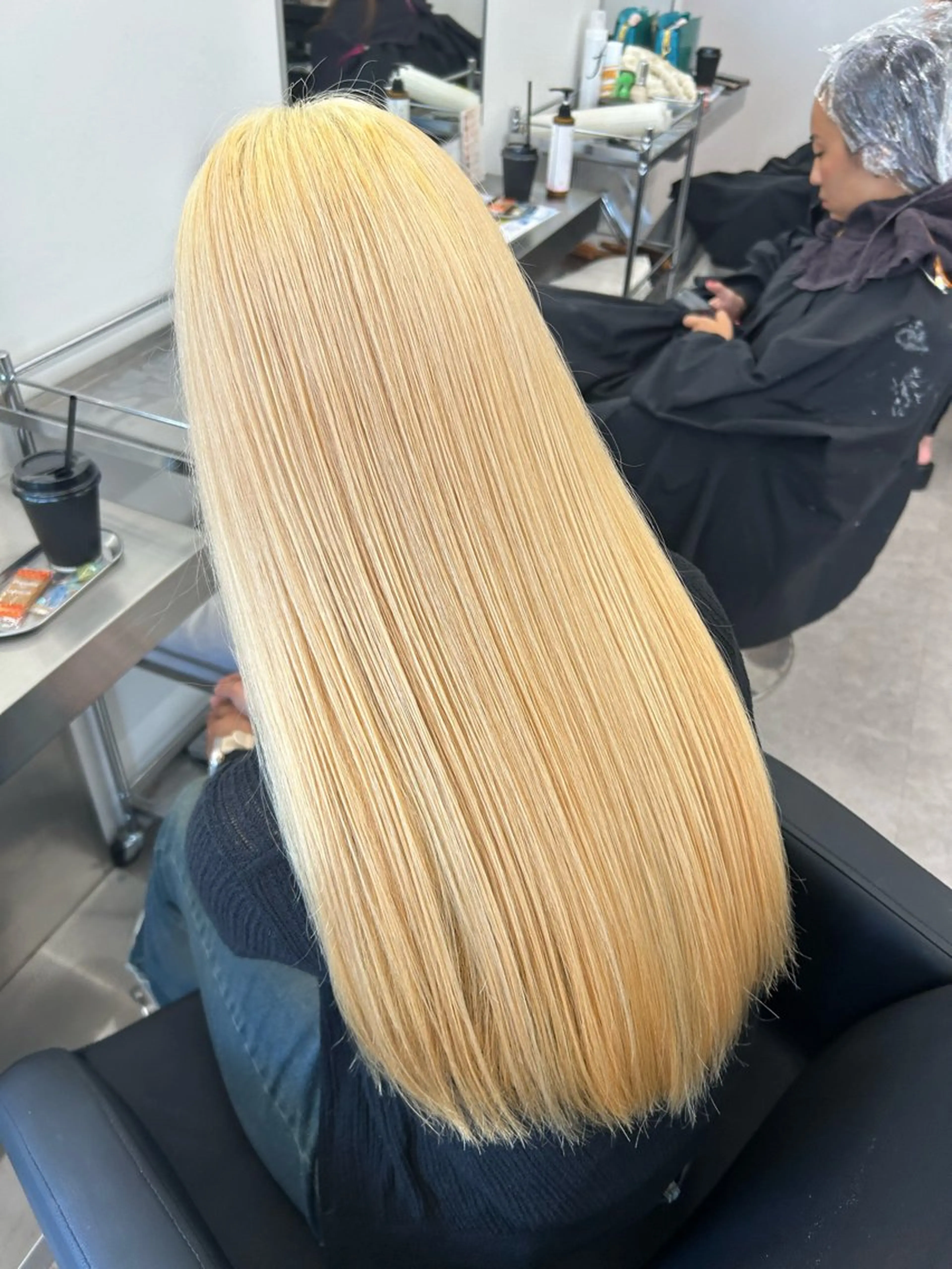 ロング ヘアカラー トリートメント 似合わせカラー ブリーチ/店長レンのヘアスタイル