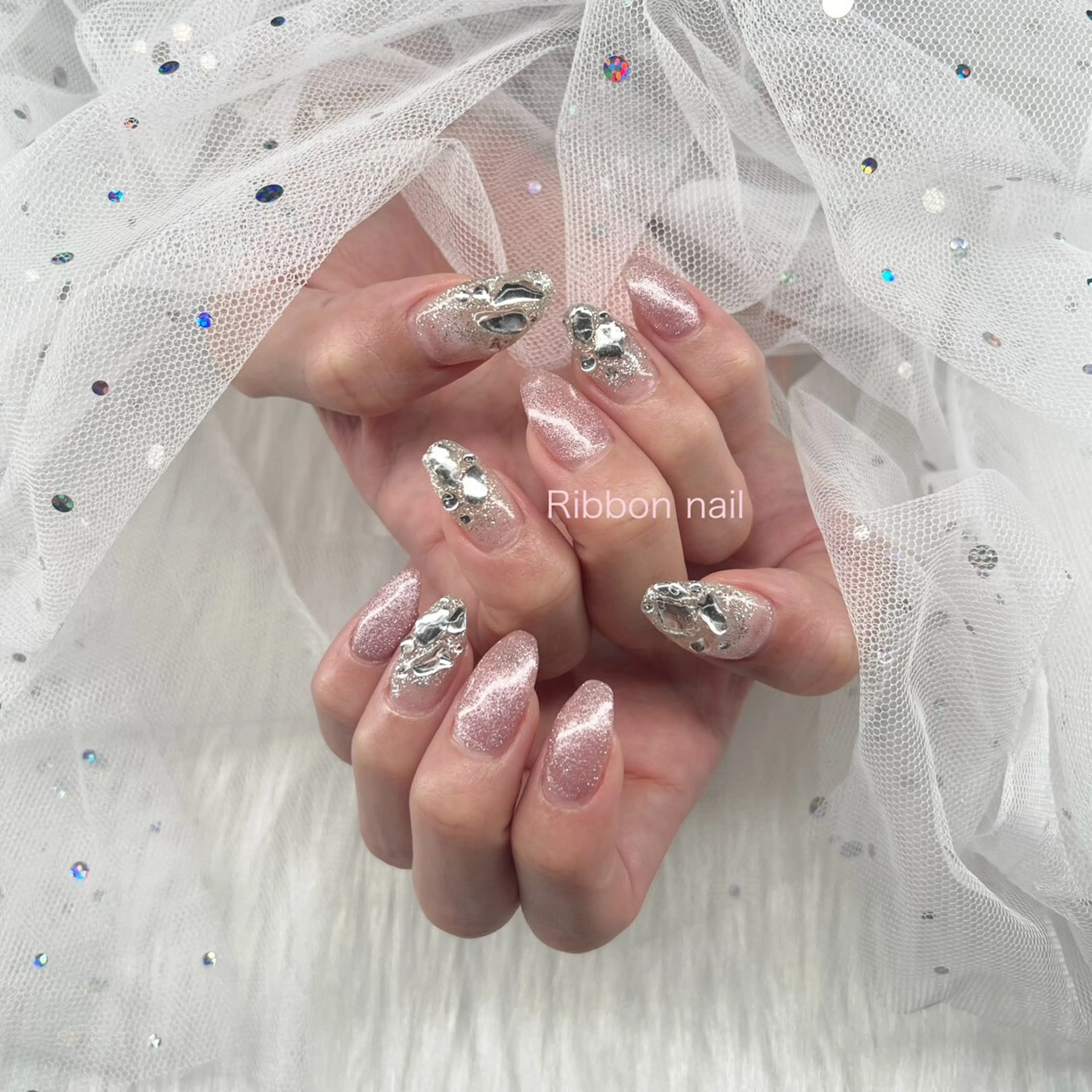 ネイル フラッシュネイル フラッシュマグ Nail Ambra 小山のネイルデザイン