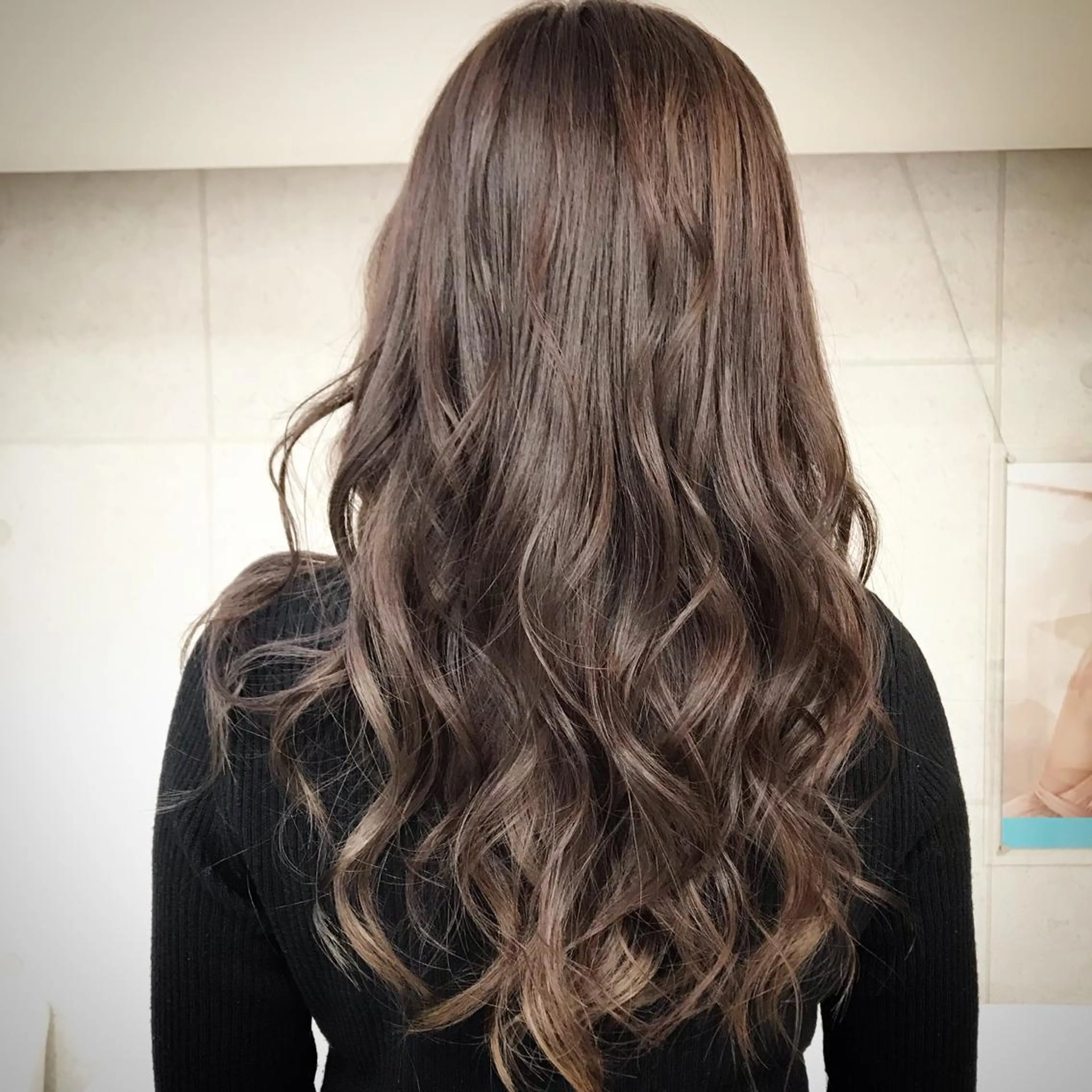 ロング カラー 具志 真理子のヘアスタイル