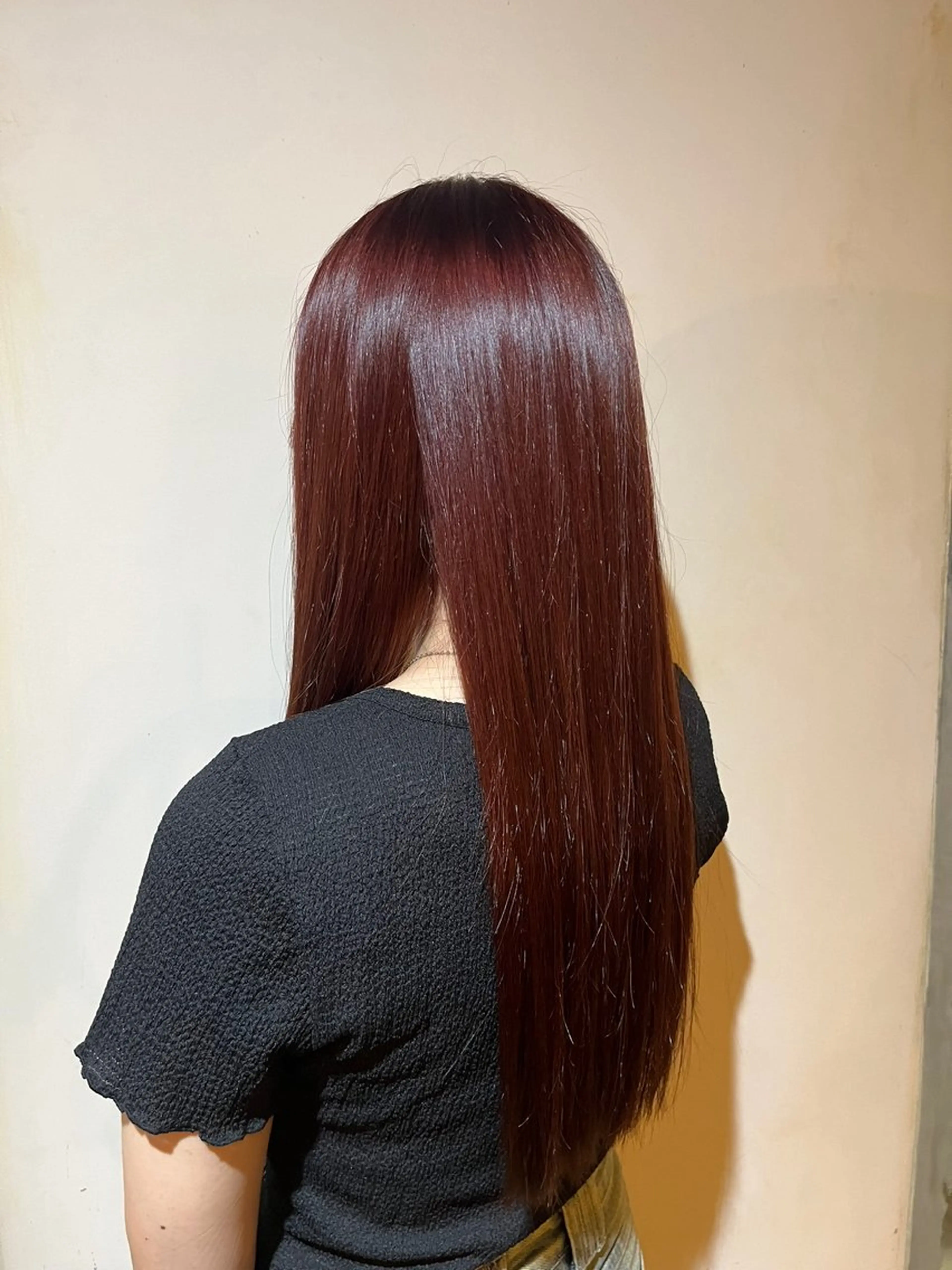 ロング カラー ブリーチ ダブルカラー ブリーチなしカラー 鹿児島/カットモデル /髪質改善/あやかのヘアスタイル