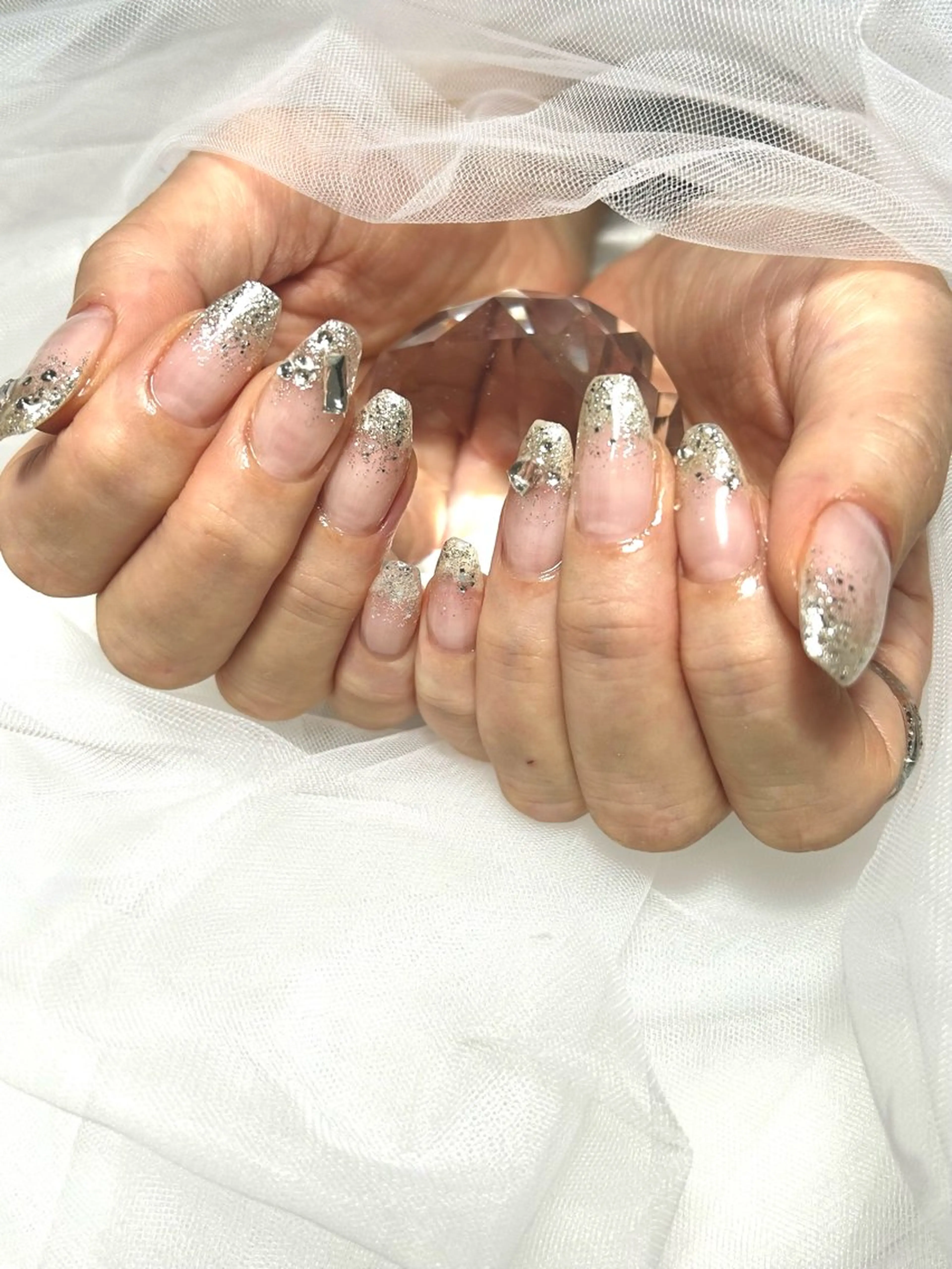 🧸minimo限定🧸《hand》グラデーション(ラメグラOK)の写真