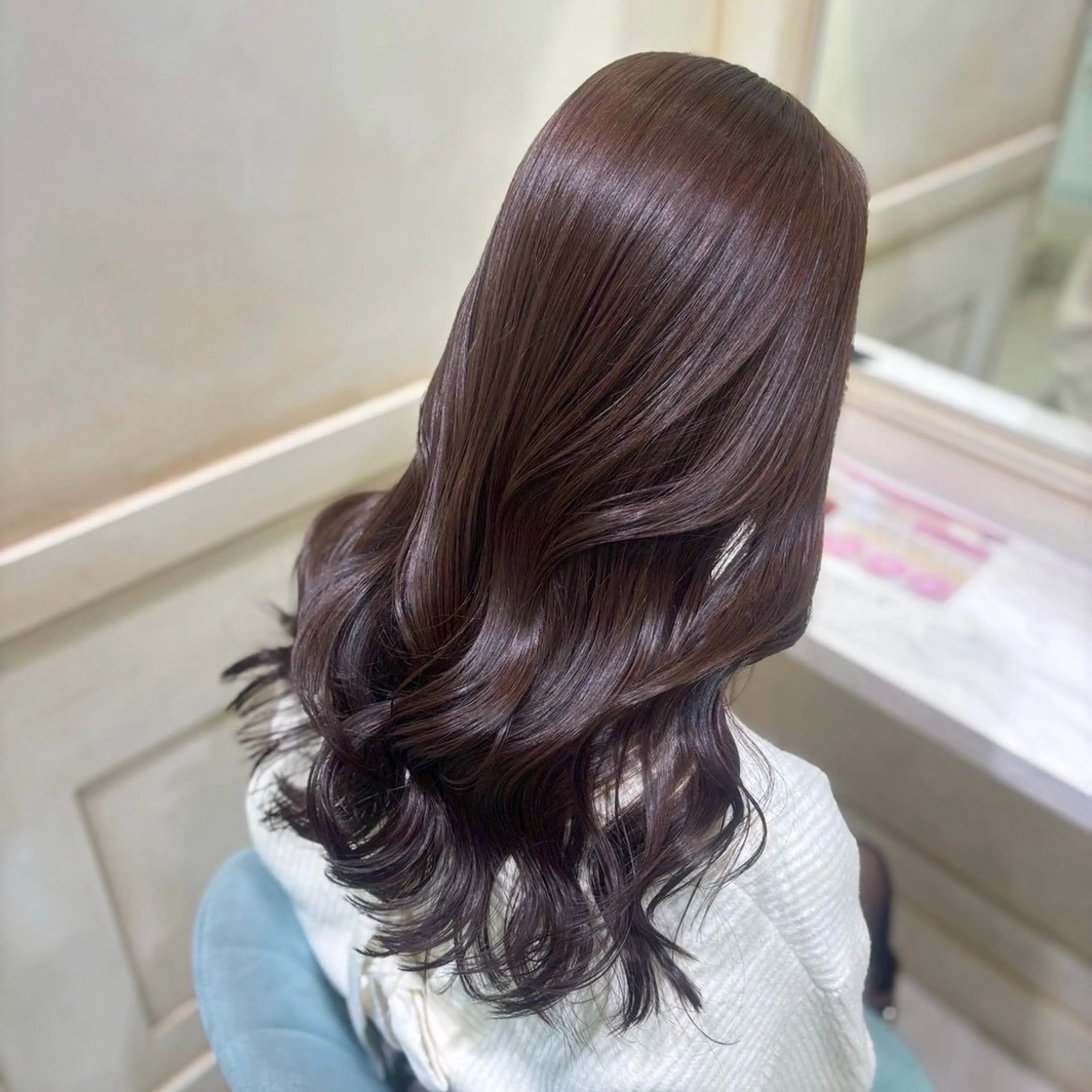 【土日限定】💗透明感カラー➕1stepトリートメント💗の写真