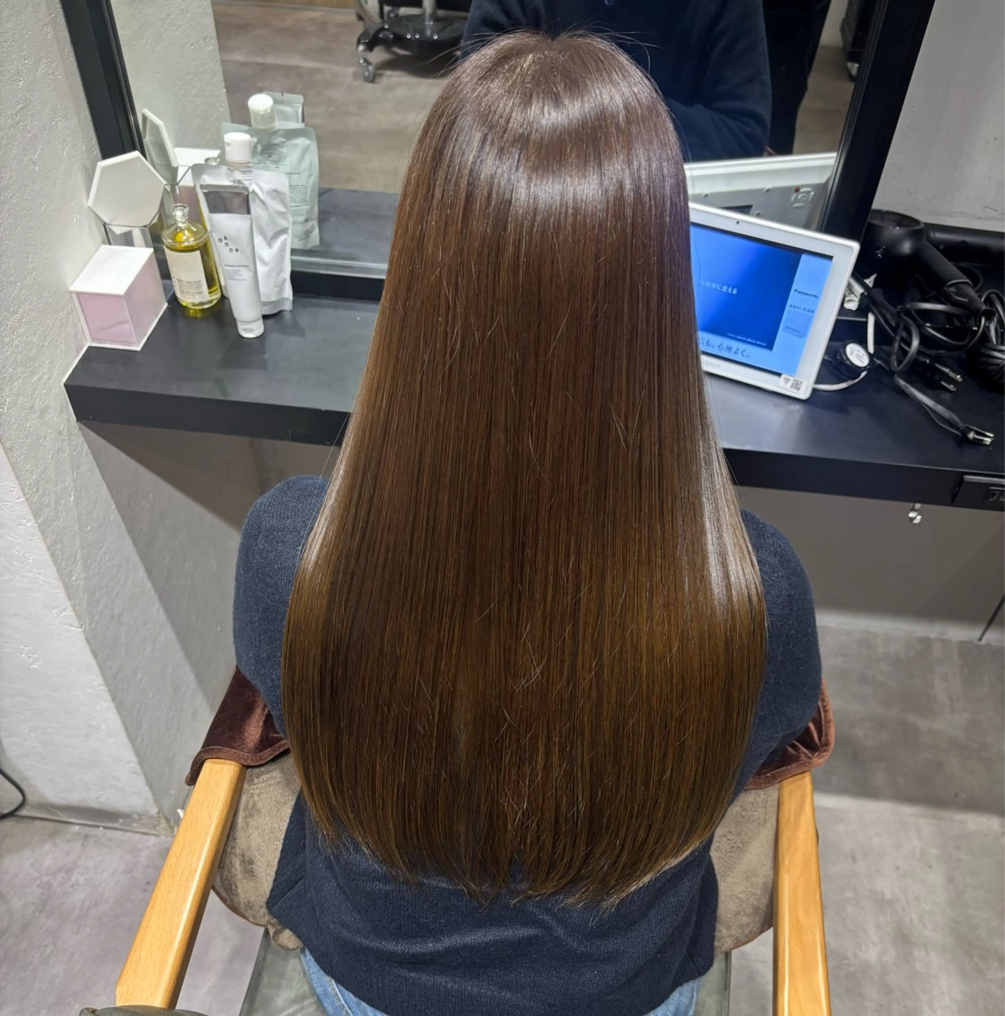 ロング ✨似合わせボブ✨ 縮毛矯正のヘアスタイル