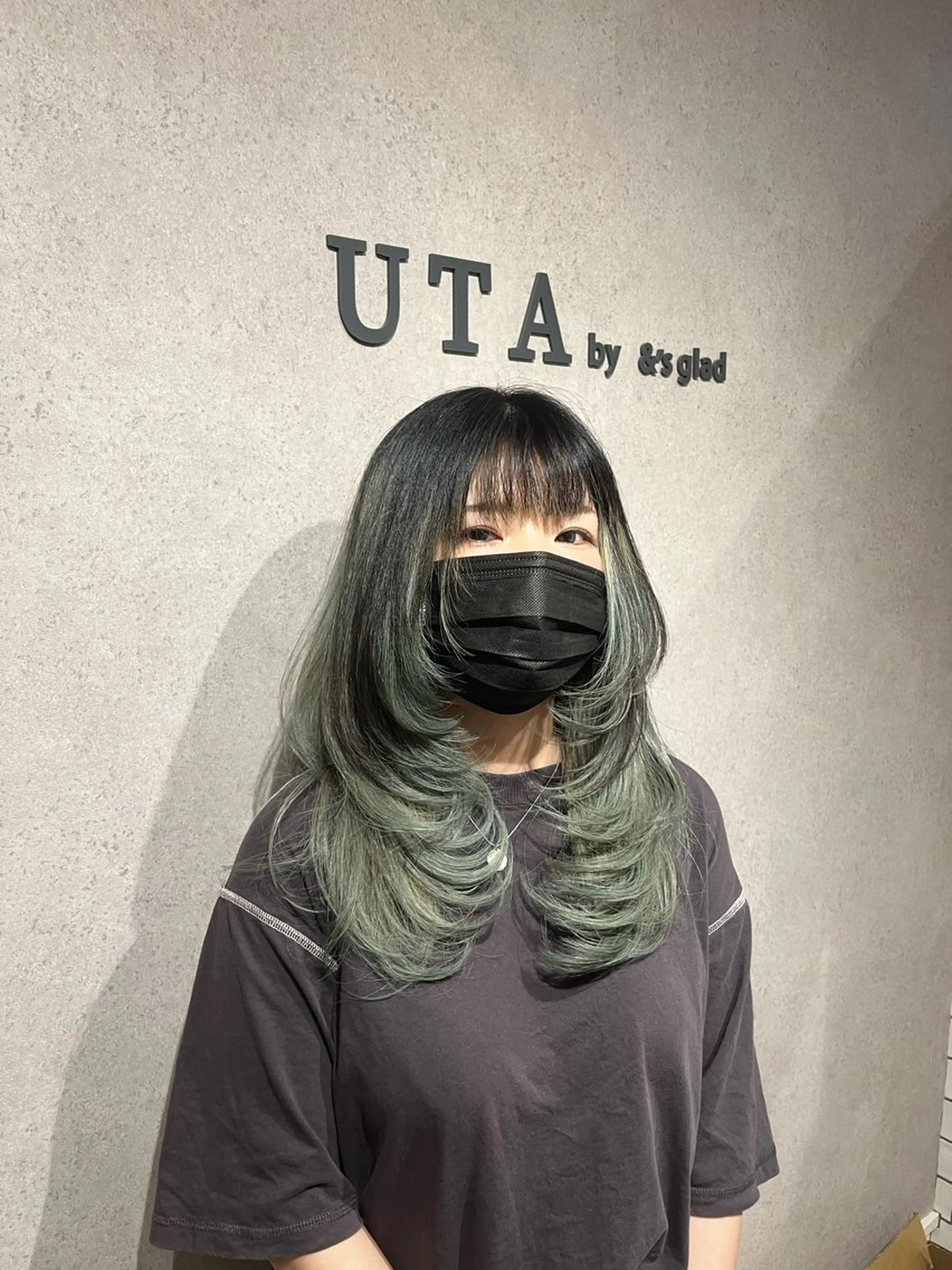 レイヤーカットの写真