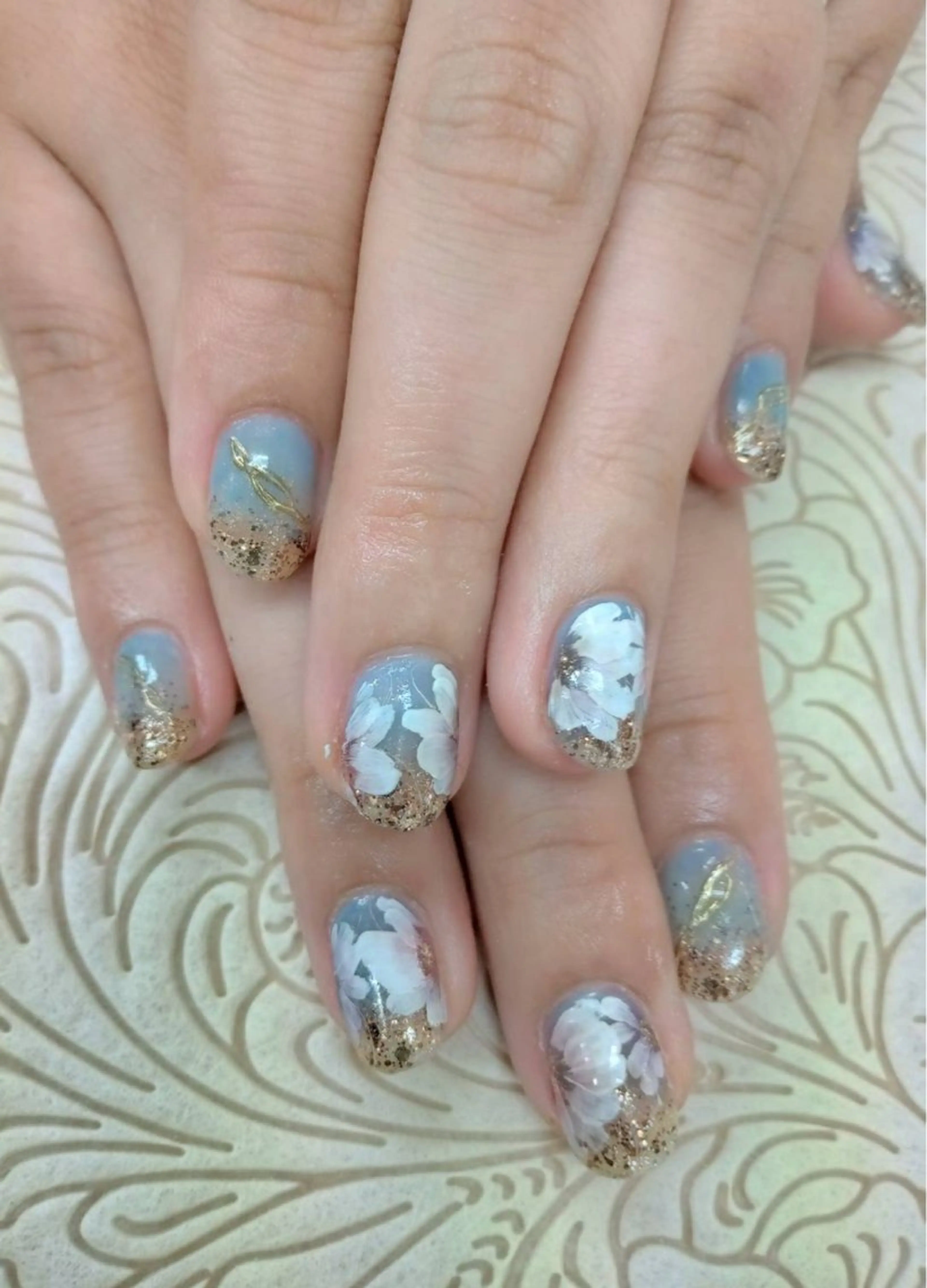 ネイル フラワーネイル precious nail  roomのネイルデザイン