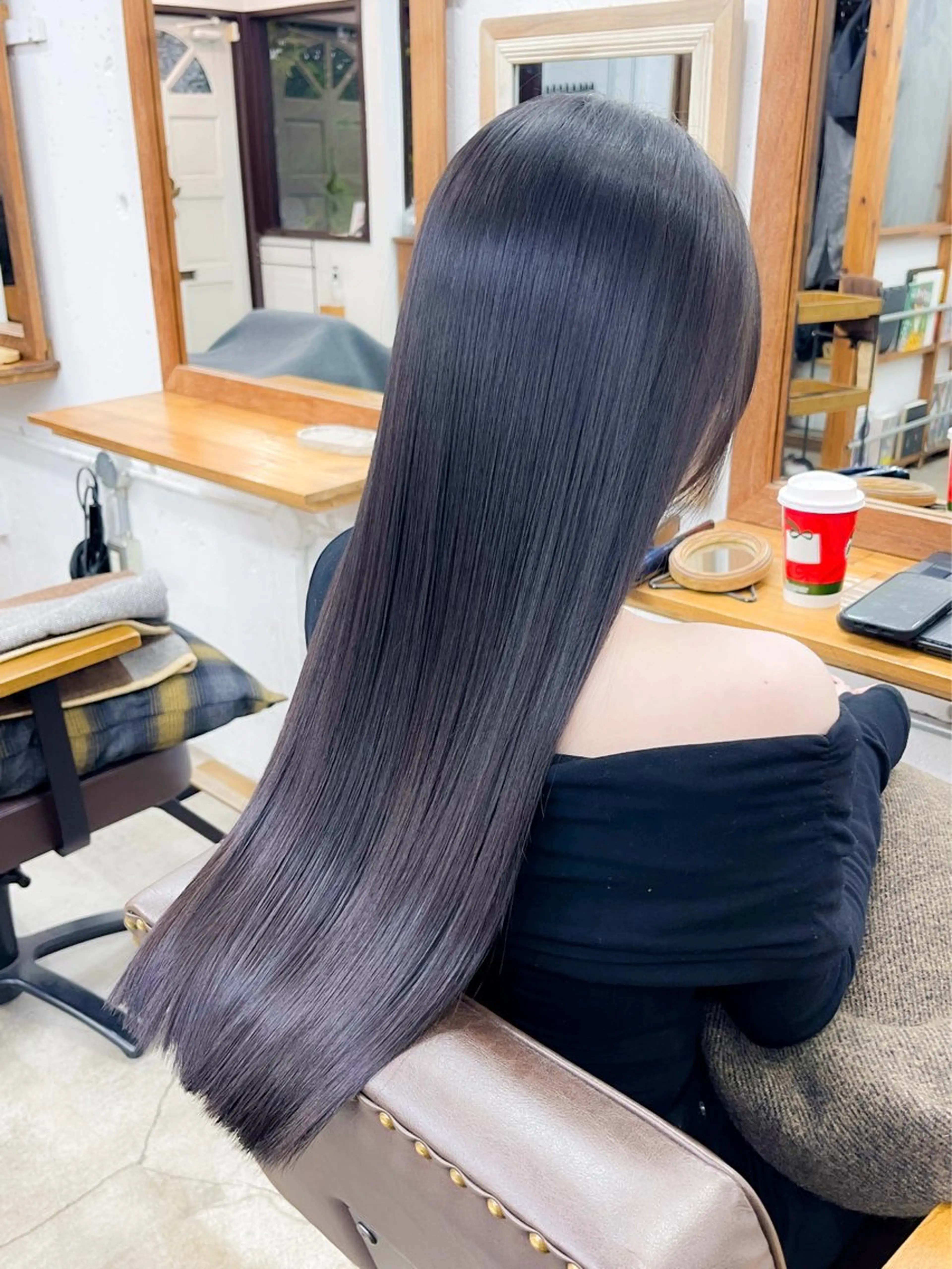 ロング 髪質改善 トリートメント 髪質改善 縮毛矯正 ロングヘア サイトウのヘアスタイル