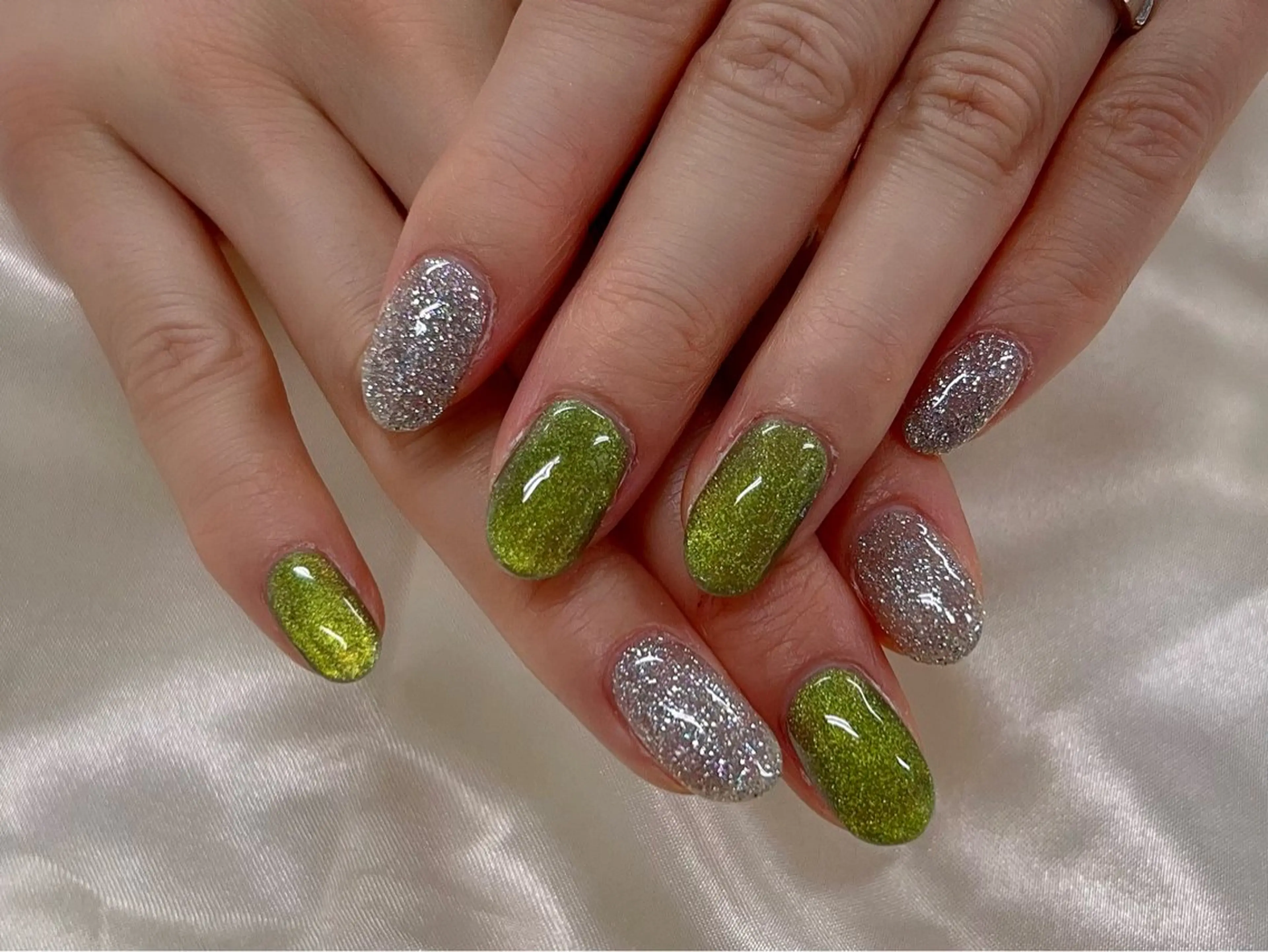 ネイル フラッシュネイル Beauty静 nailのネイルデザイン