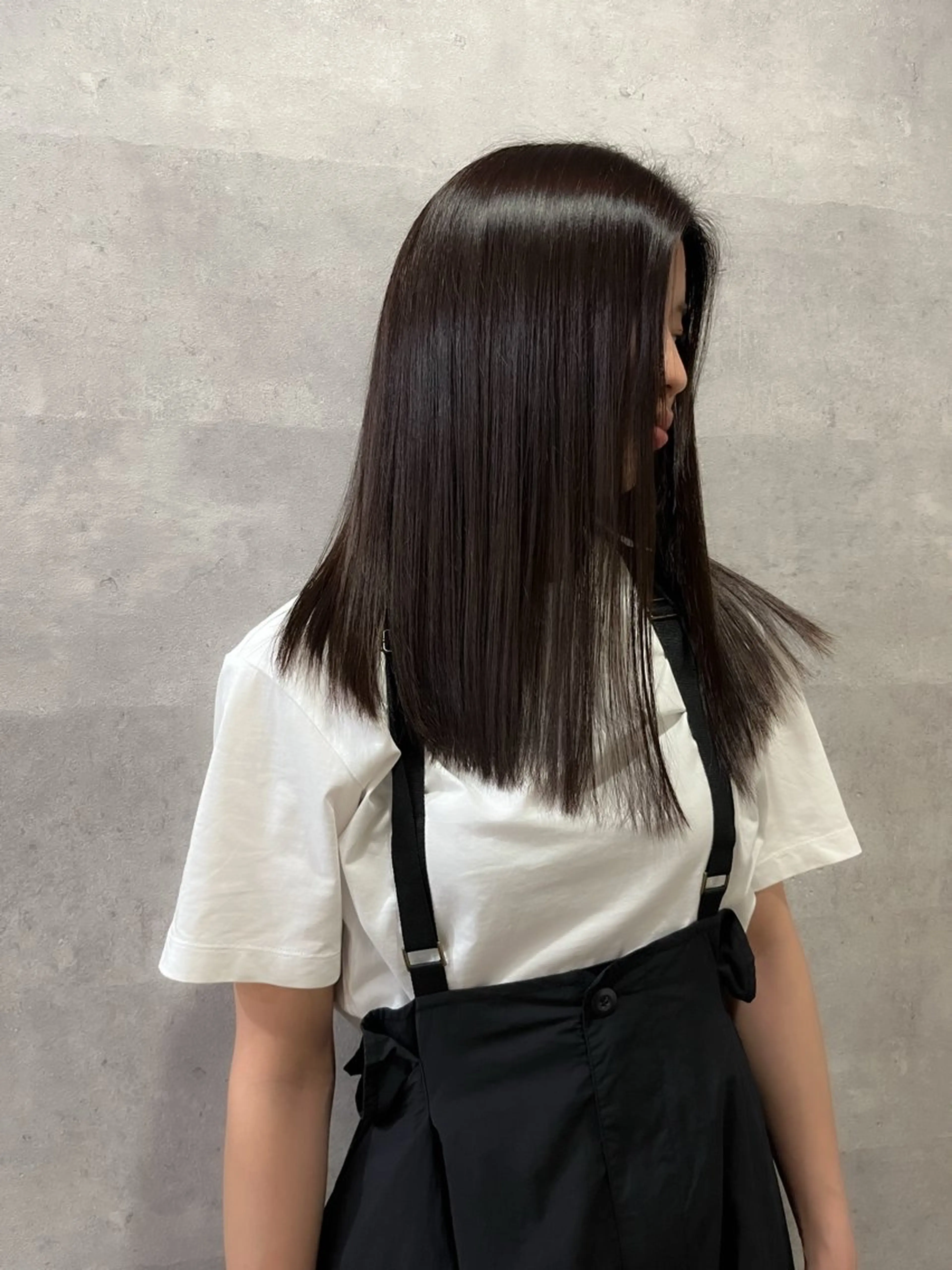 セミロング カラー カット ヘアカラー トリートメント Grow by NYNY 坂本 理輝のヘアスタイル