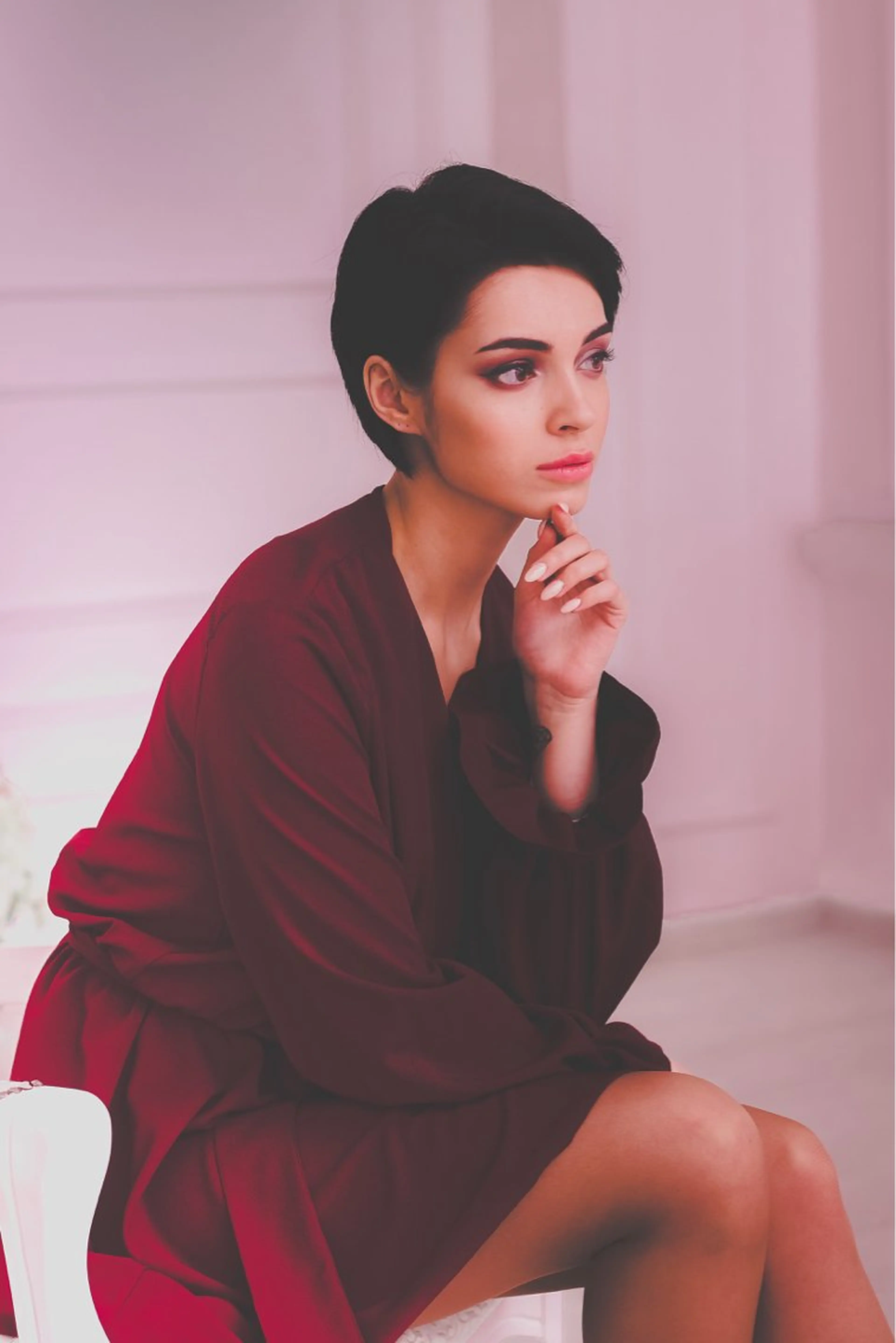 ショート カラー カット ヘアカラー トリートメント 天王寺の美容師 わだひろしのヘアスタイル