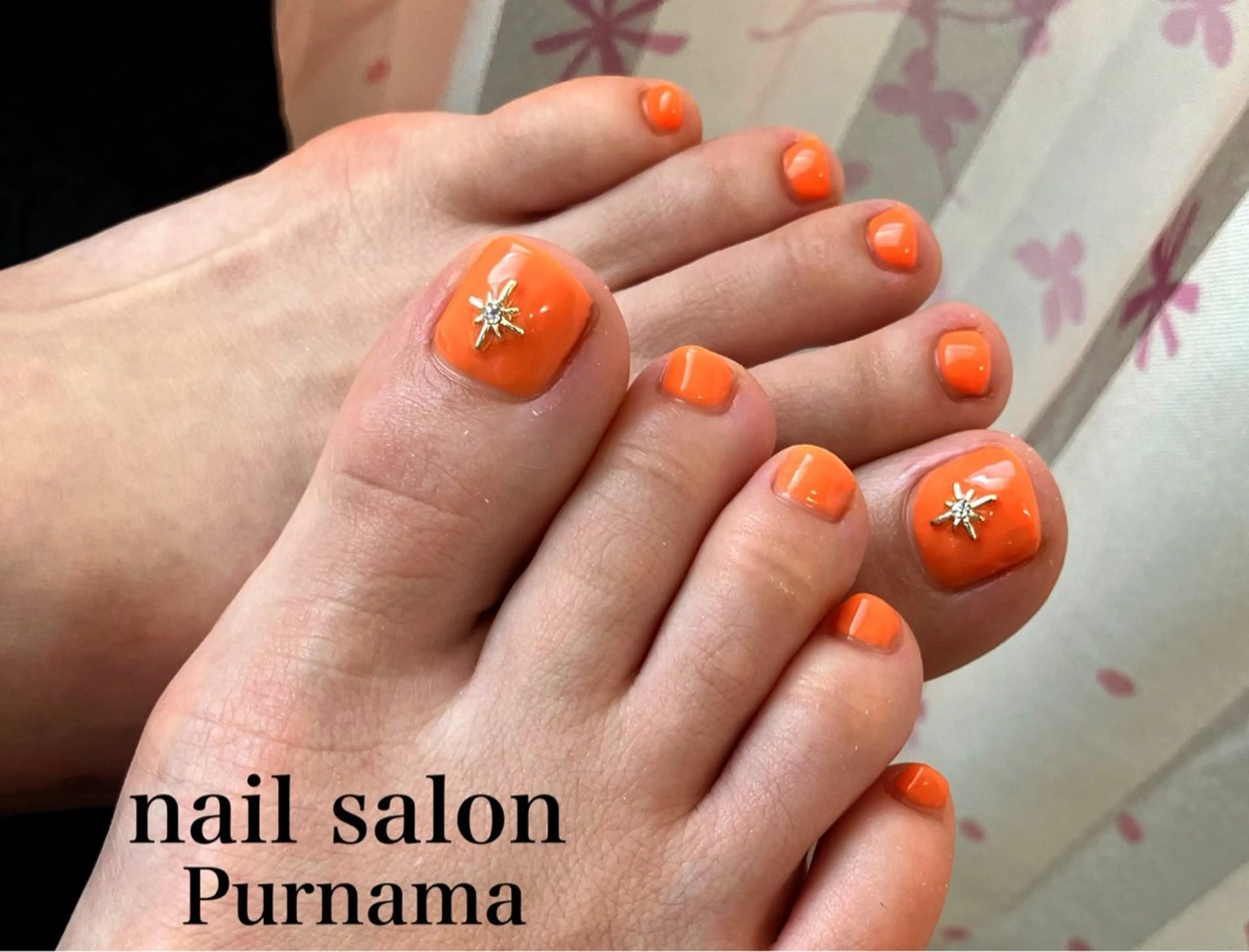 ネイル フットネイル Purnama あきのネイルデザイン