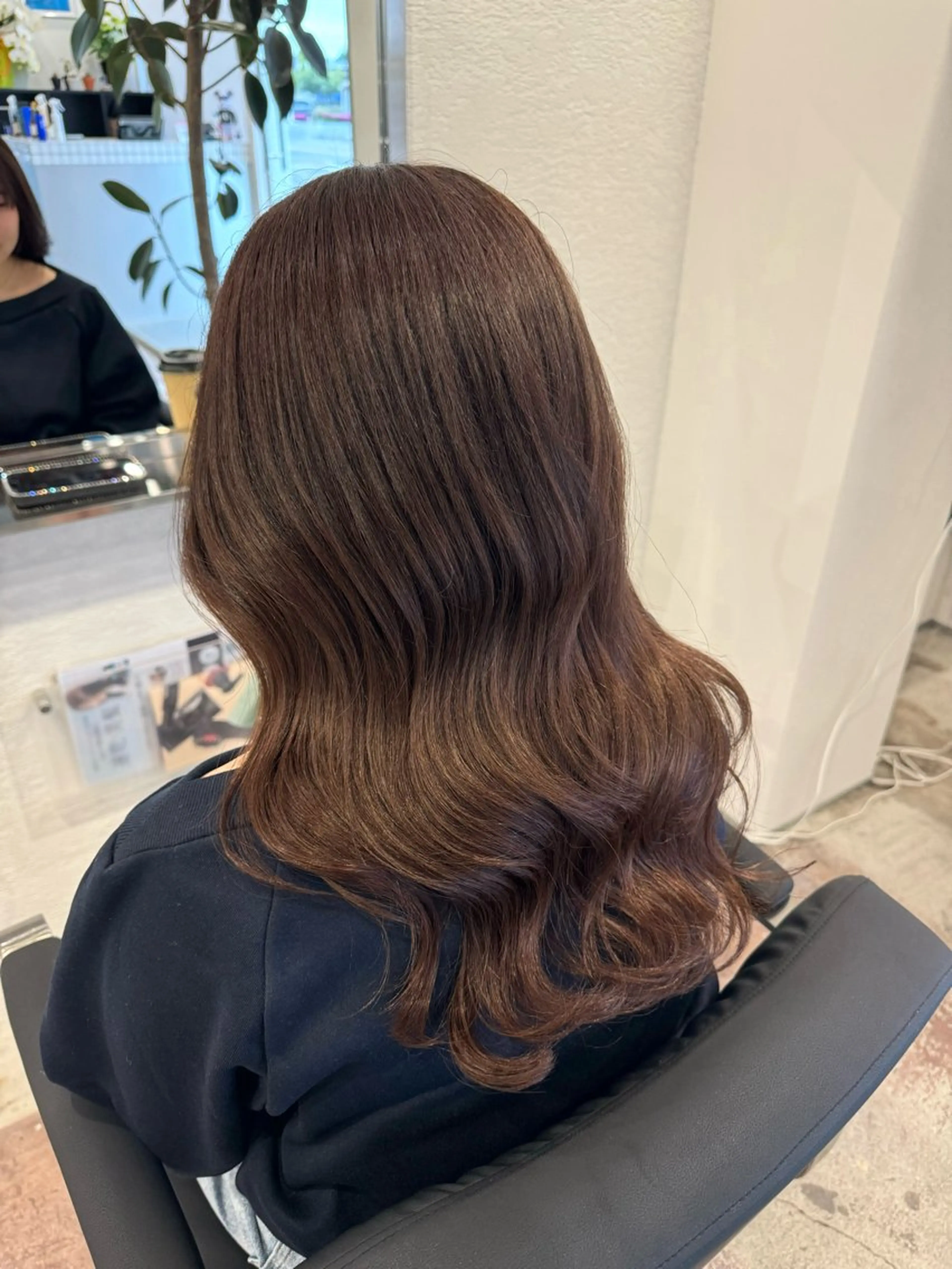 ⭐️平日限定⭐️🩰顔周りカット＋SQUTE髪質改善カラー＋トリートメント🩰の写真