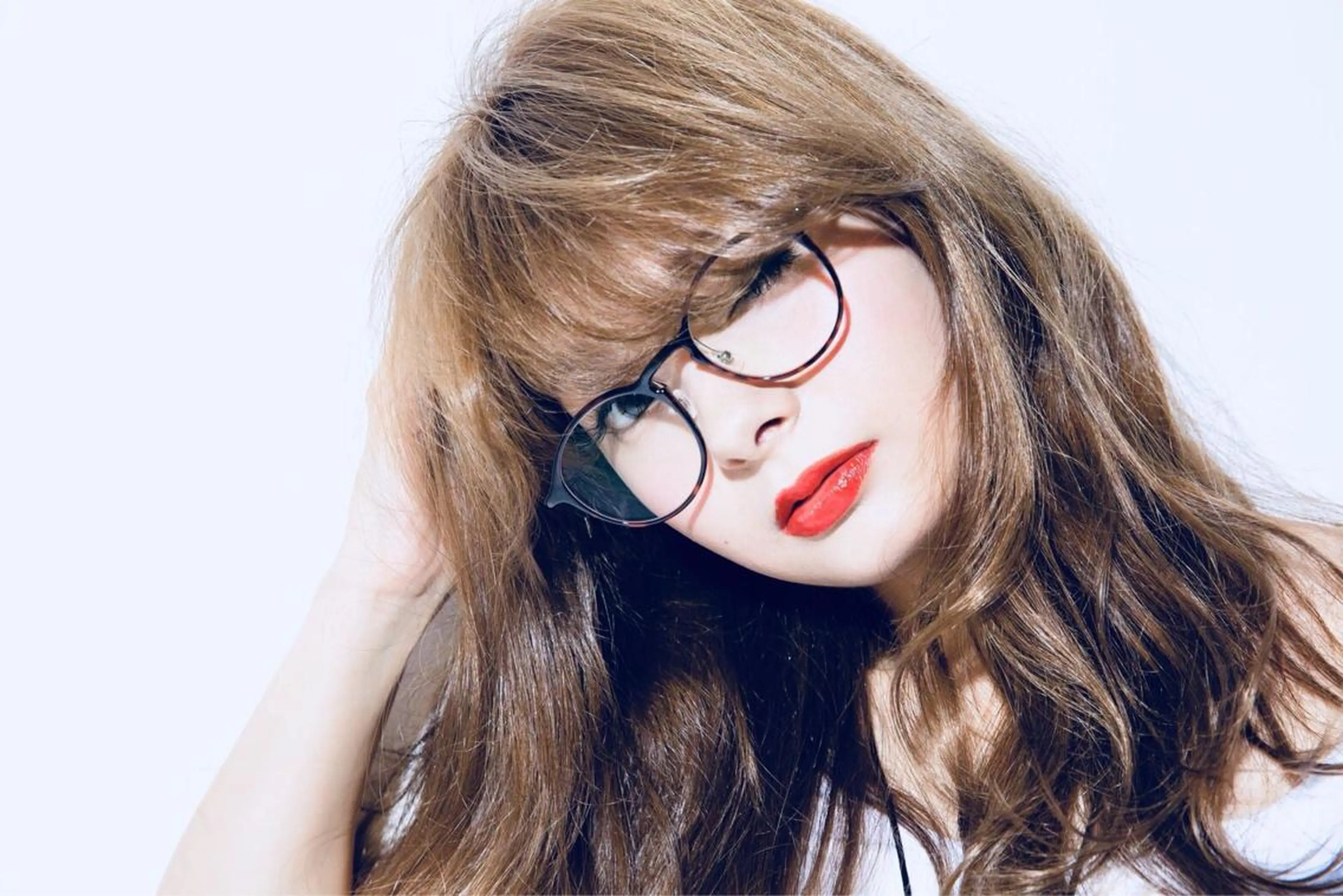 セミロング 副店長 藤本康志のヘアスタイル