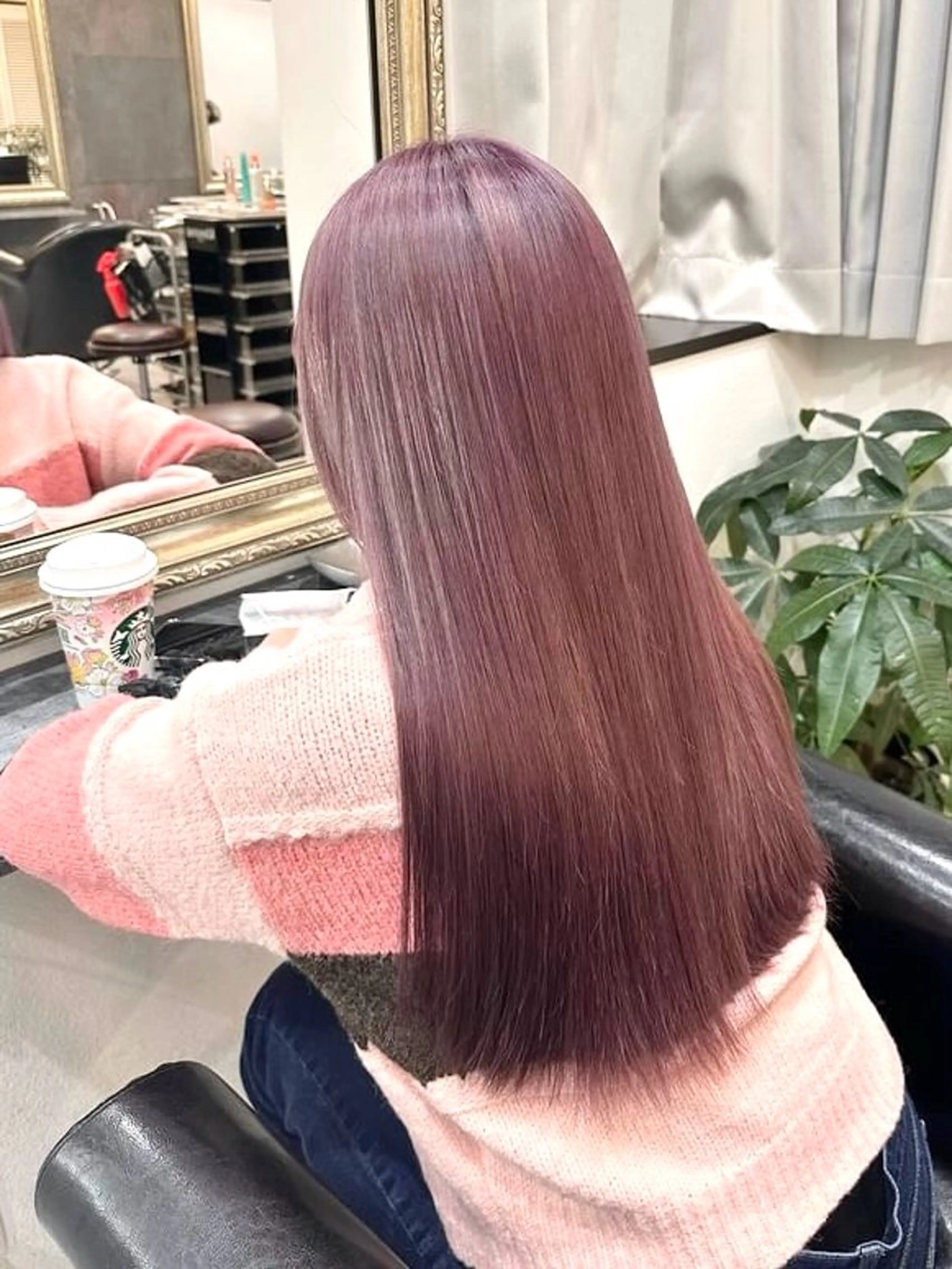 ロング カラー カット ヘアカラー トリートメント ハイトーン/ウルフ/ レイヤー/Asukaのヘアスタイル