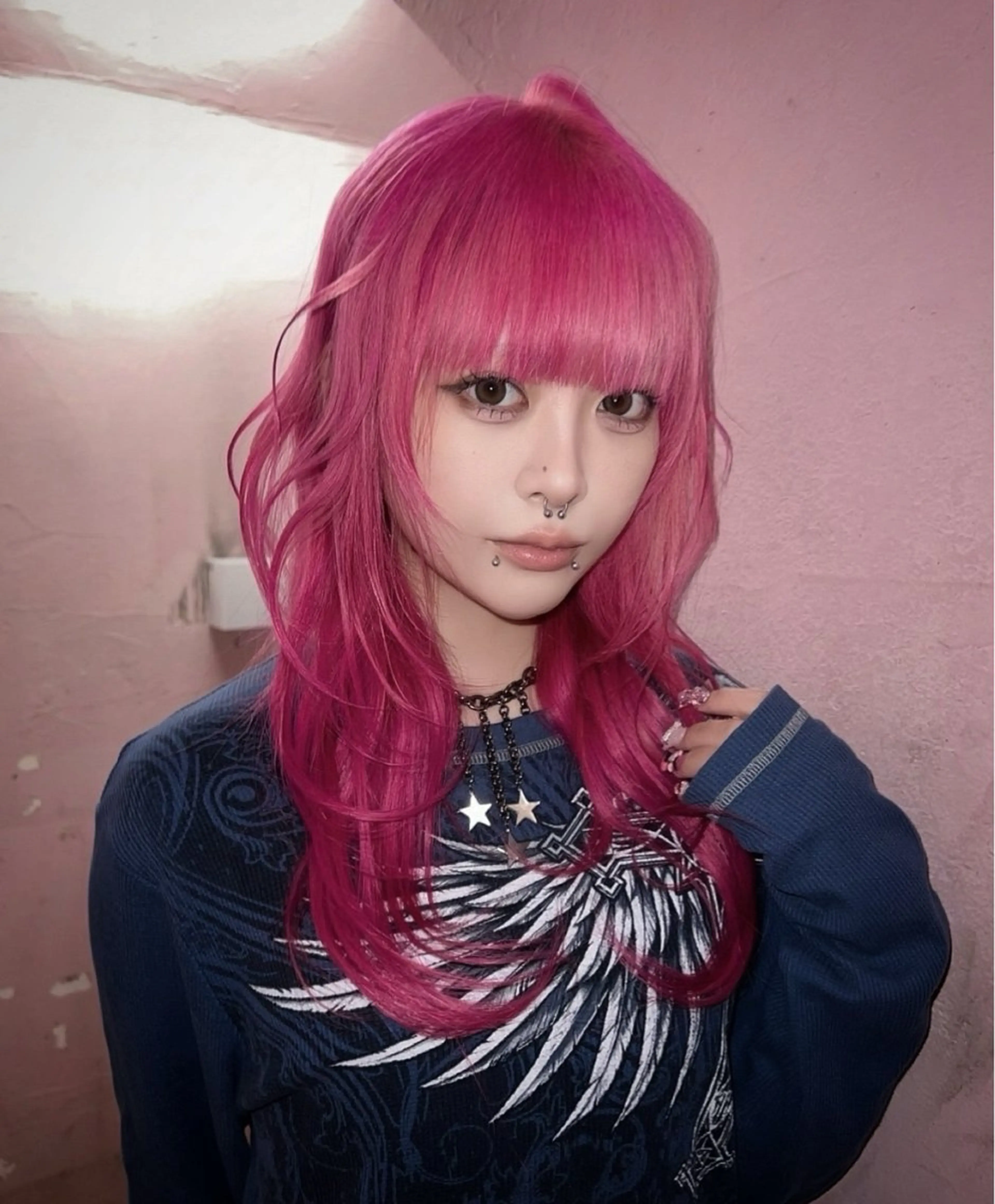 ロング ヘアカラー AIRA/ブリーチ ‪/透明感カラーのヘアスタイル