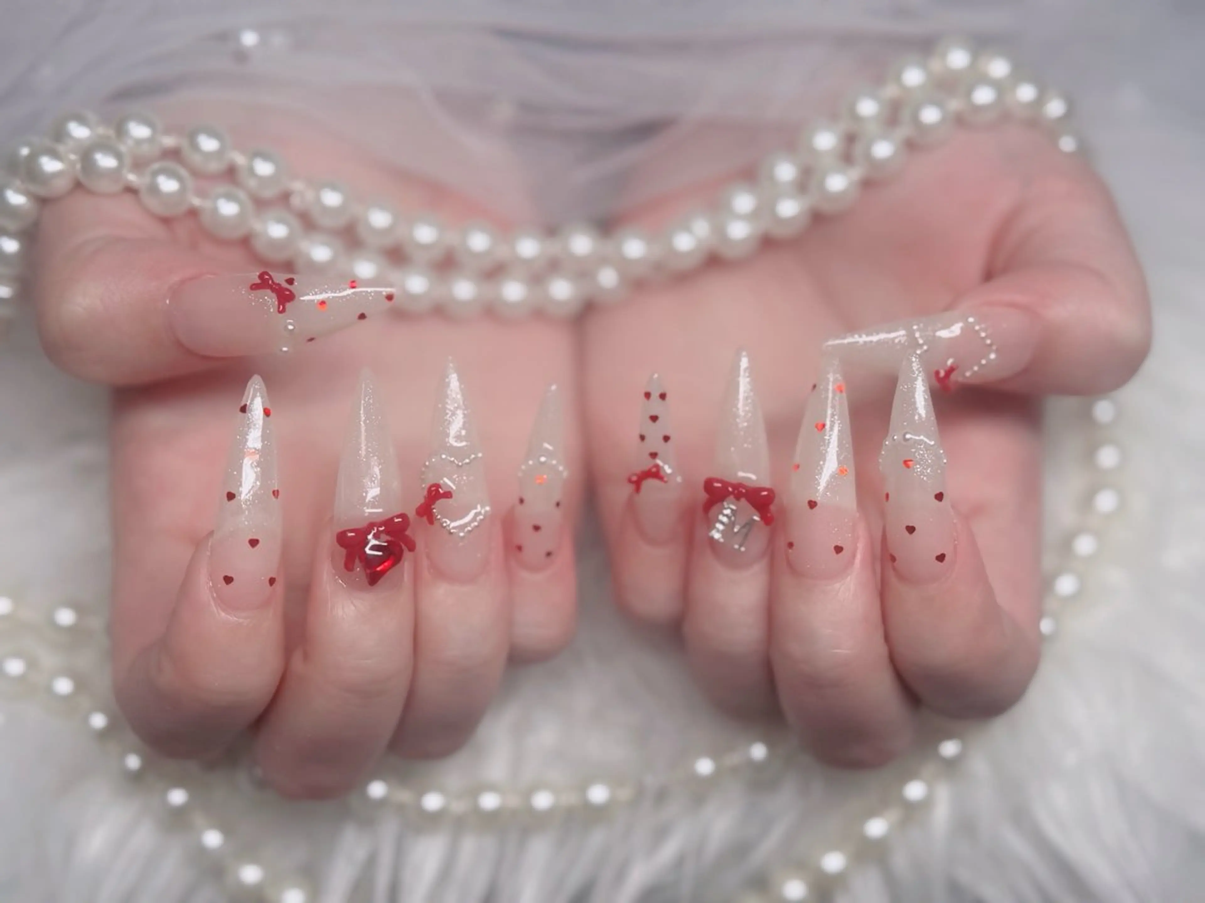 ネイル アートネイル 成人式 ジェルネイル ニュアンスネイル 夏ネイル ハンドネイル neco H.babynailのネイルデザイン