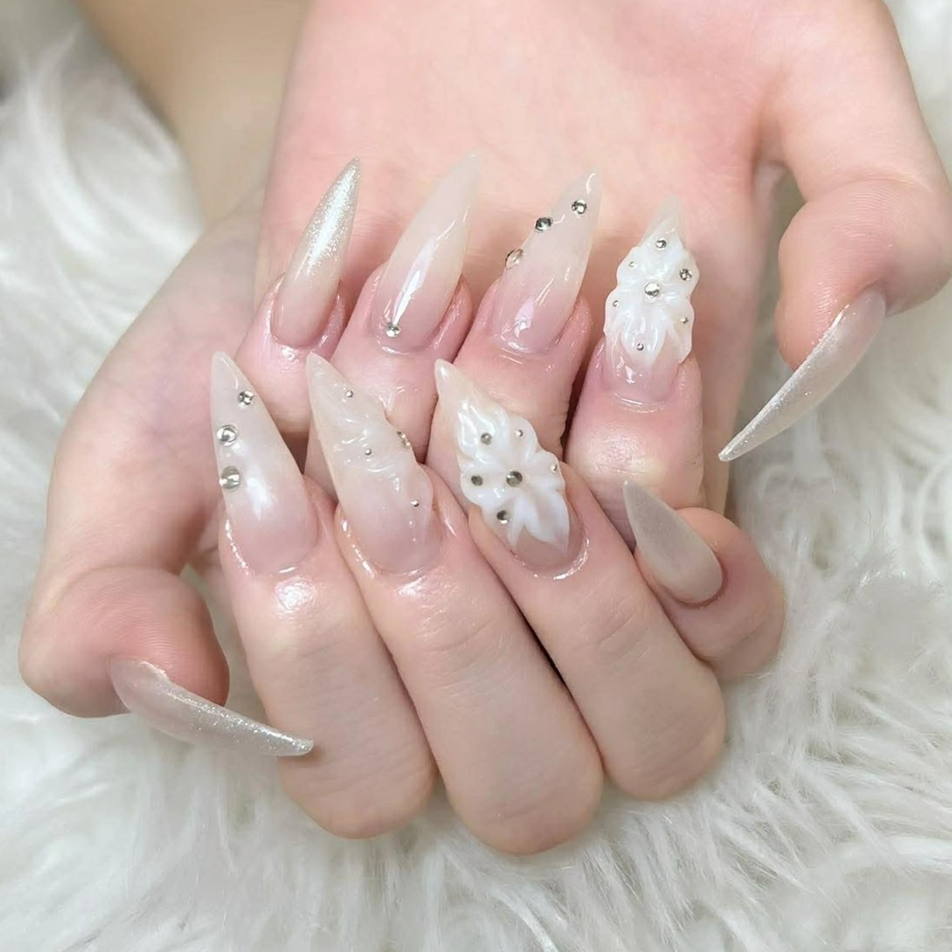 ネイル ハンドネイル ANH ゴテゴテネイルのネイルデザイン