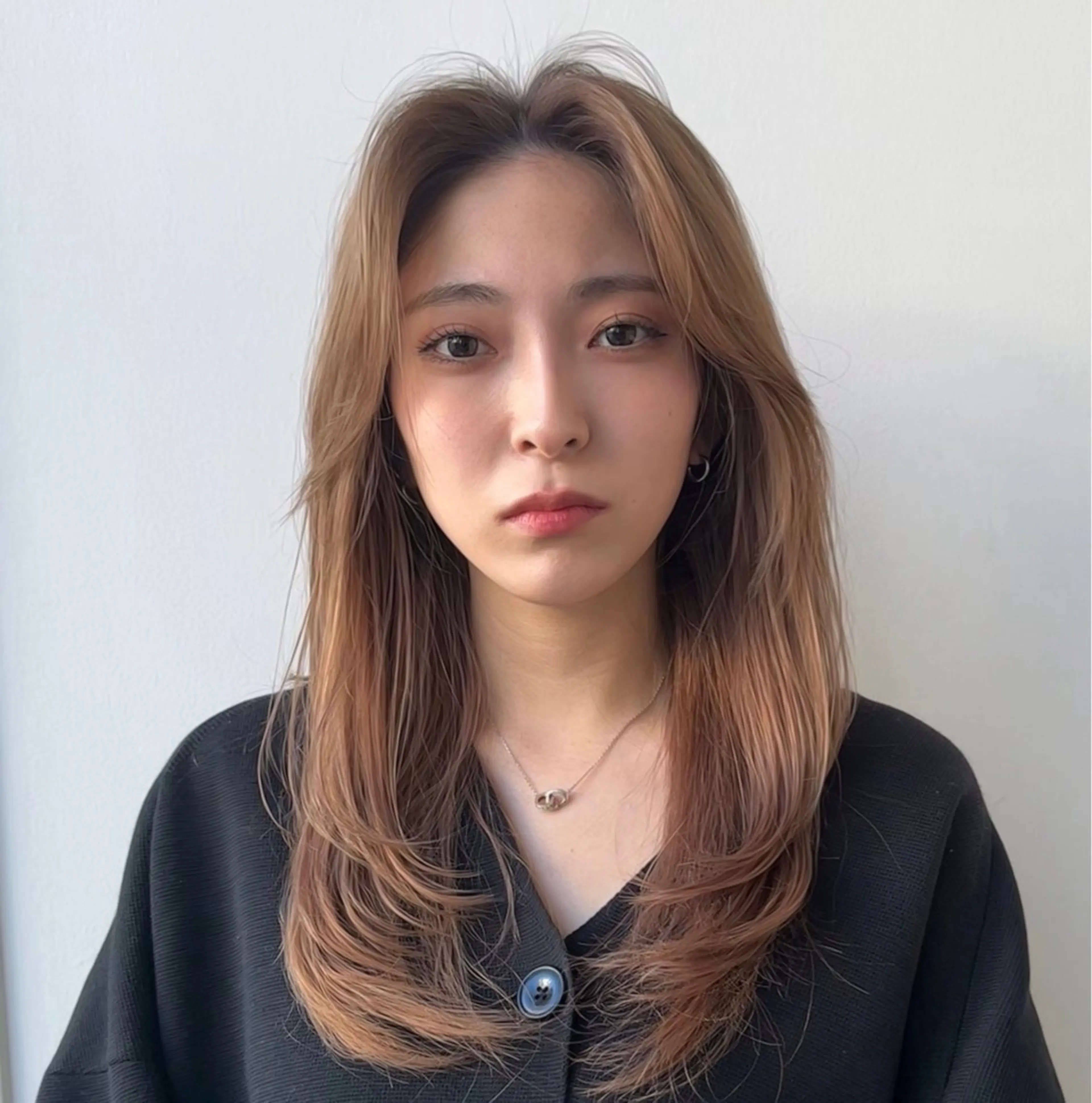 セミロング ニュアンスパーマ/ フェザーパーマ/平木のヘアスタイル