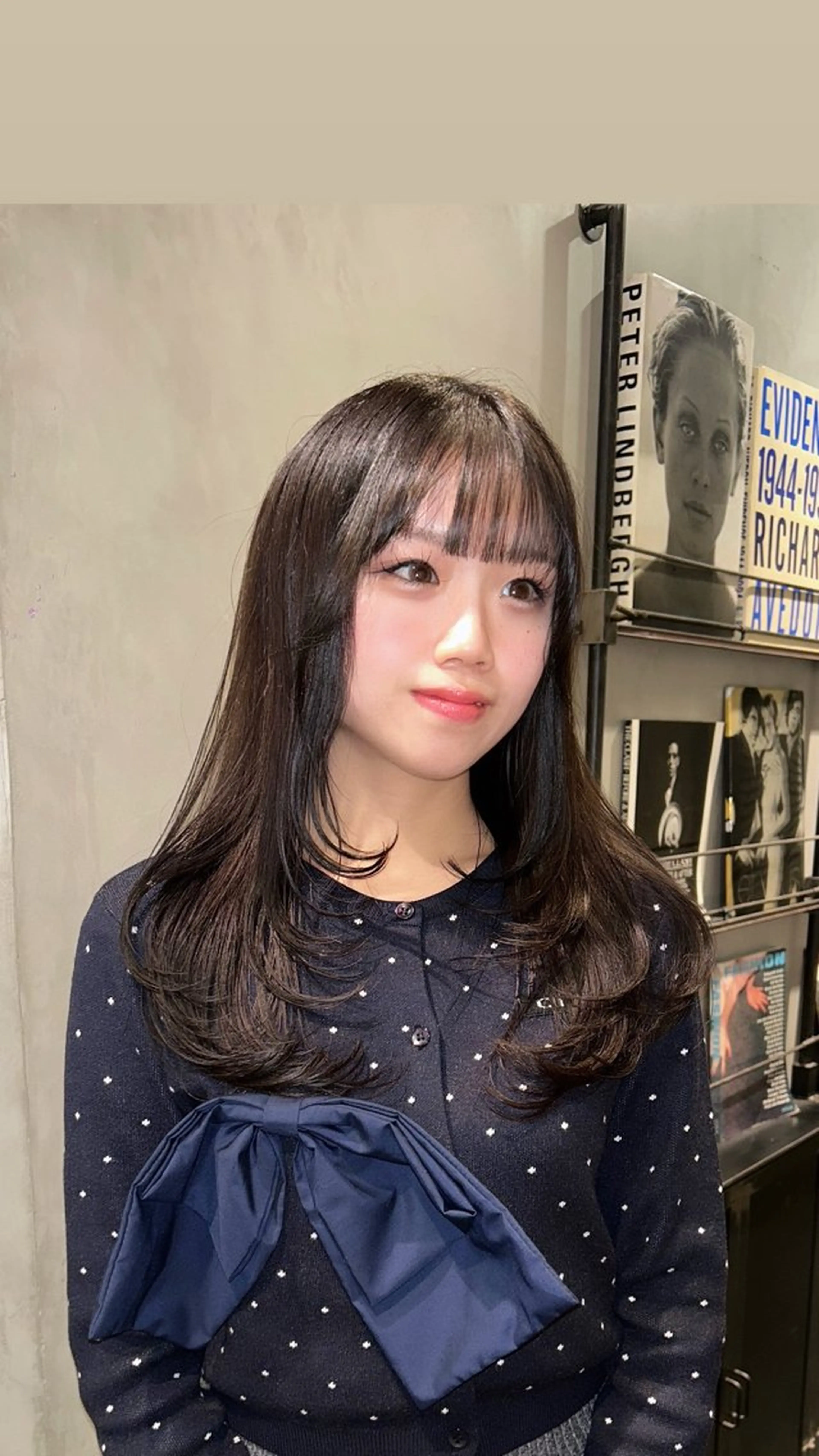 ロング カラー カット ヘアカラー タナカ カナ🫧のヘアスタイル