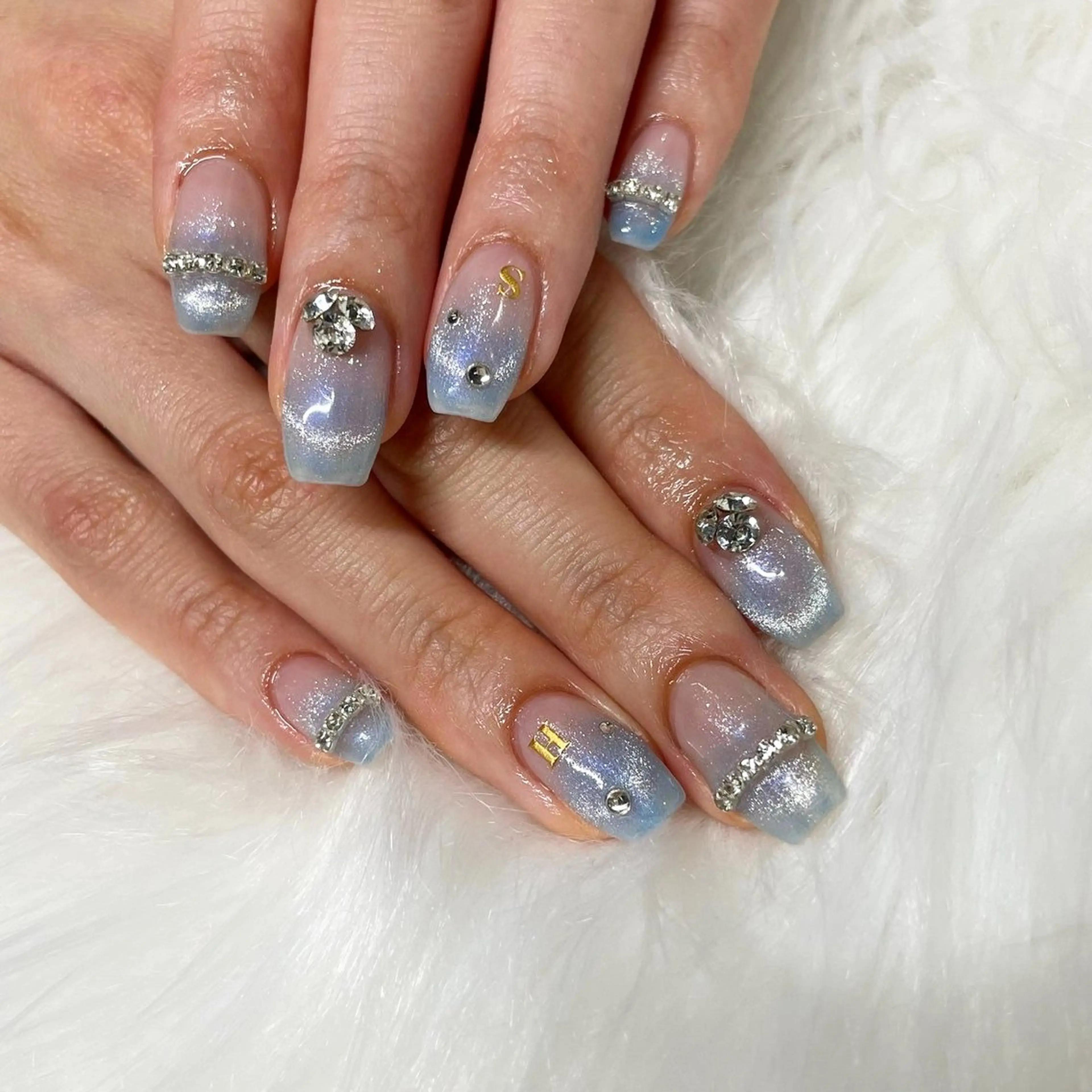 ネイル グラデーション マグネットネイル Renatus Nailのネイルデザイン