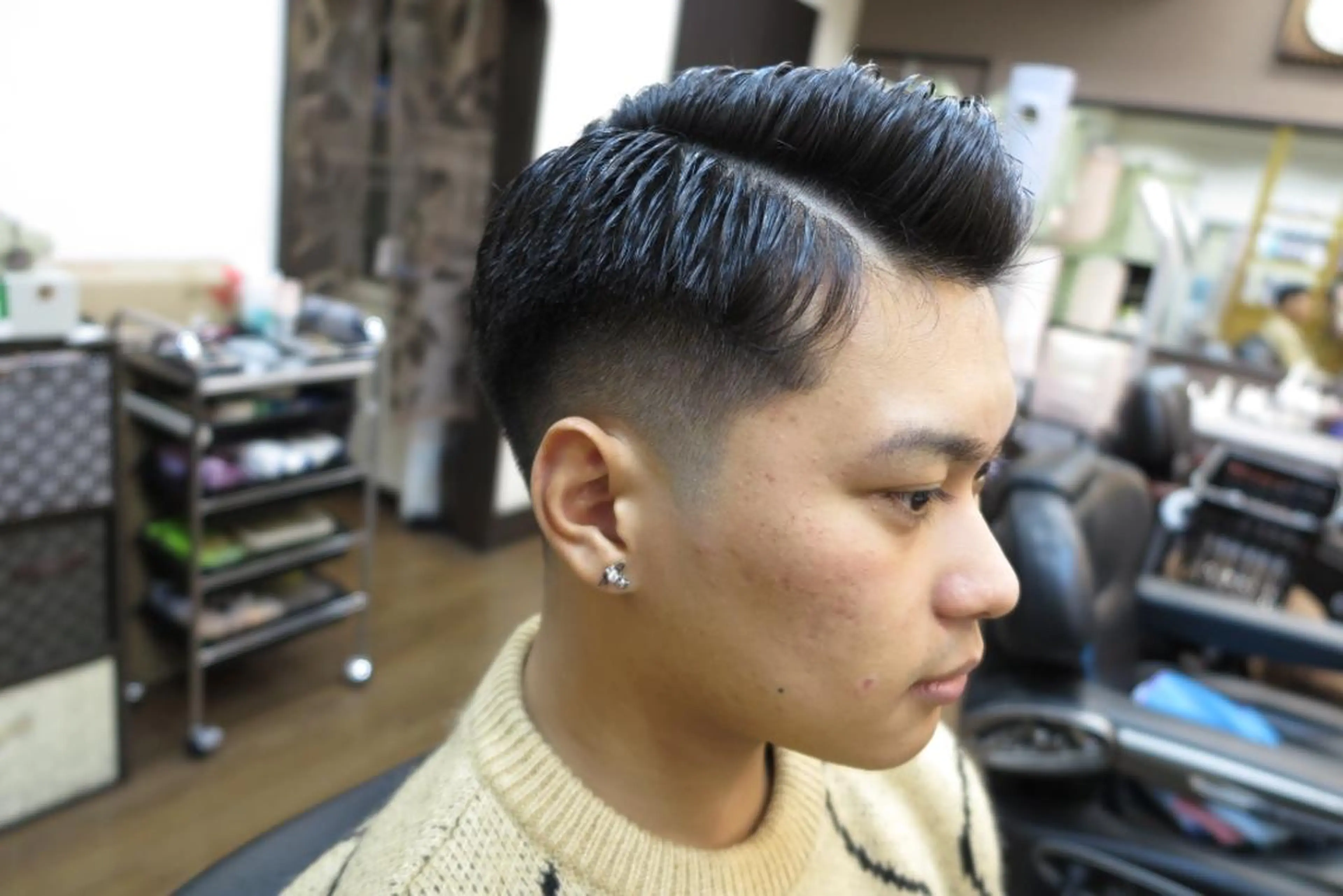 ショート メンズ おしゃれさろんオオキ所属・男を磨く Barber オオキのヘアスタイル