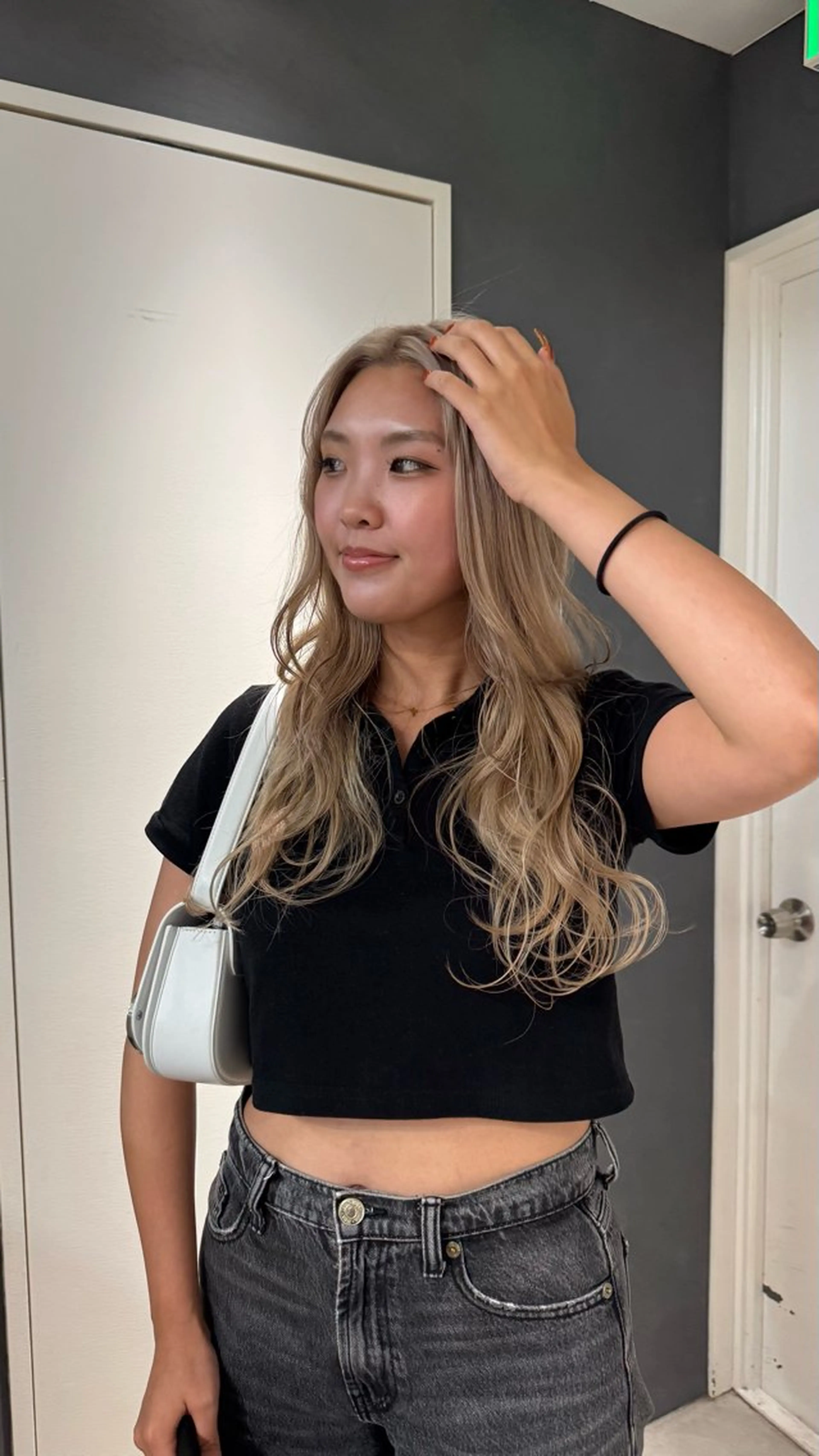 ロング ヘアカラー トリートメント reira/堀江/ 似合わせカットのヘアスタイル