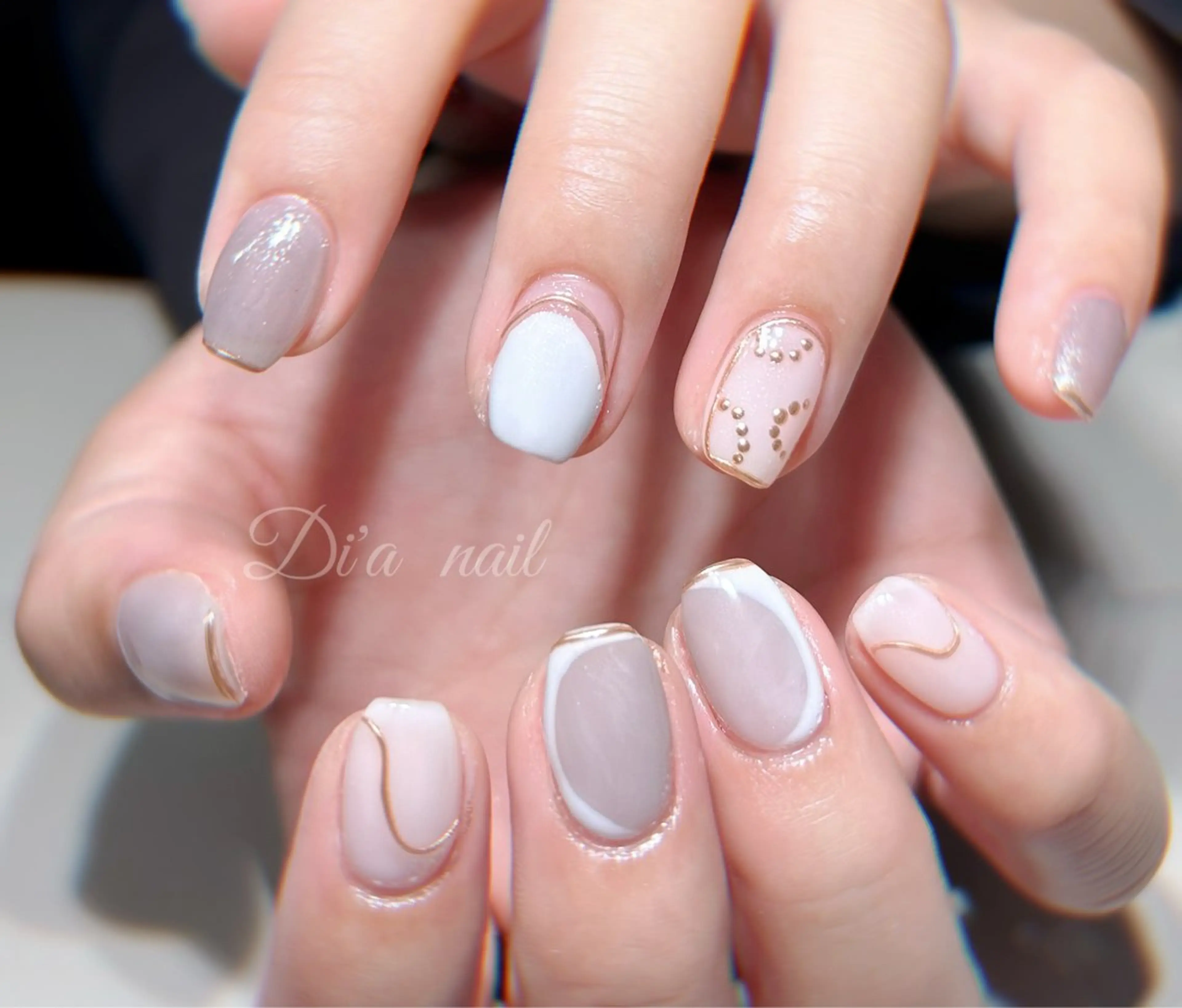 ネイル ハンドネイル di'a salonのネイルデザイン