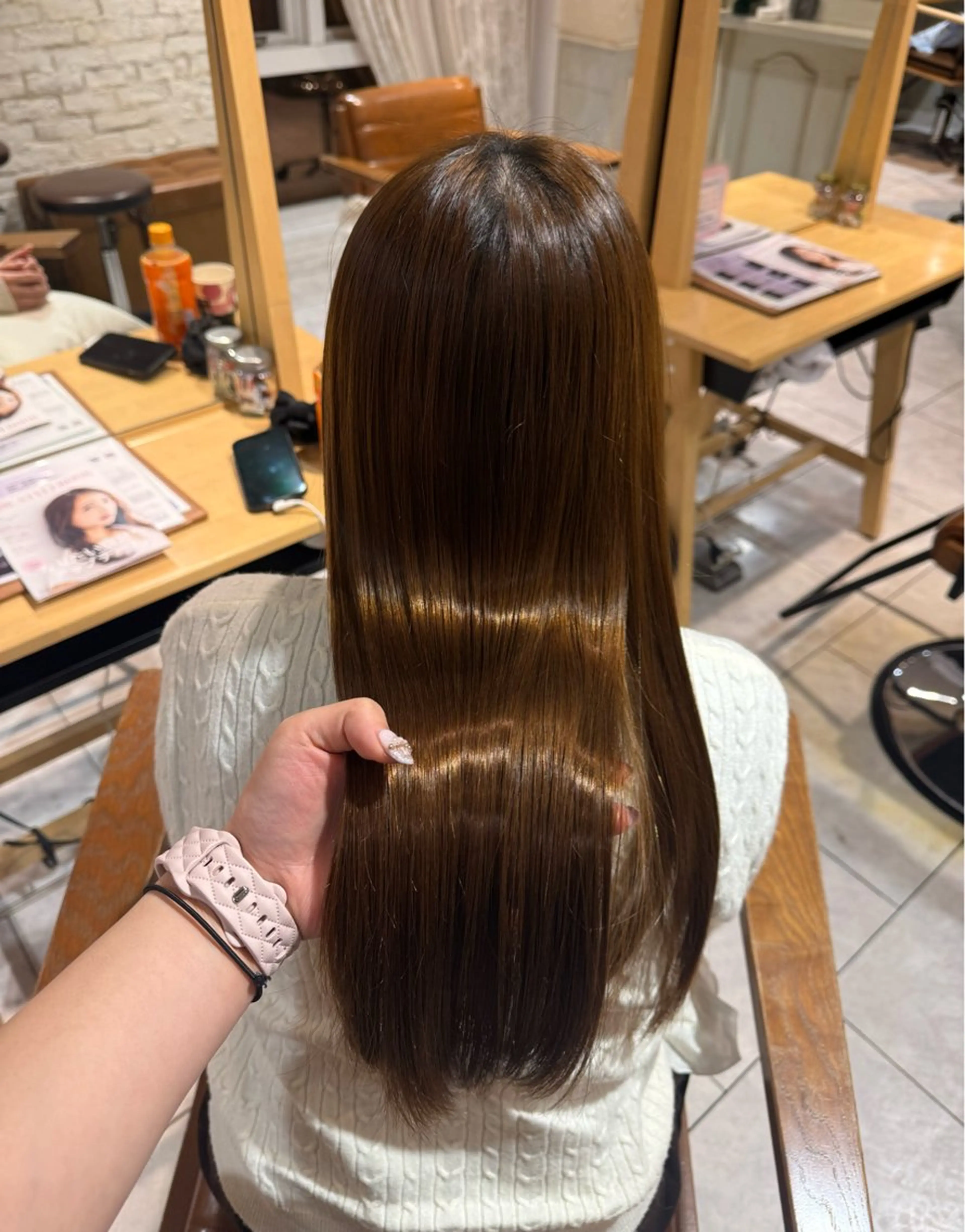 ロング 山口 ななみのヘアスタイル