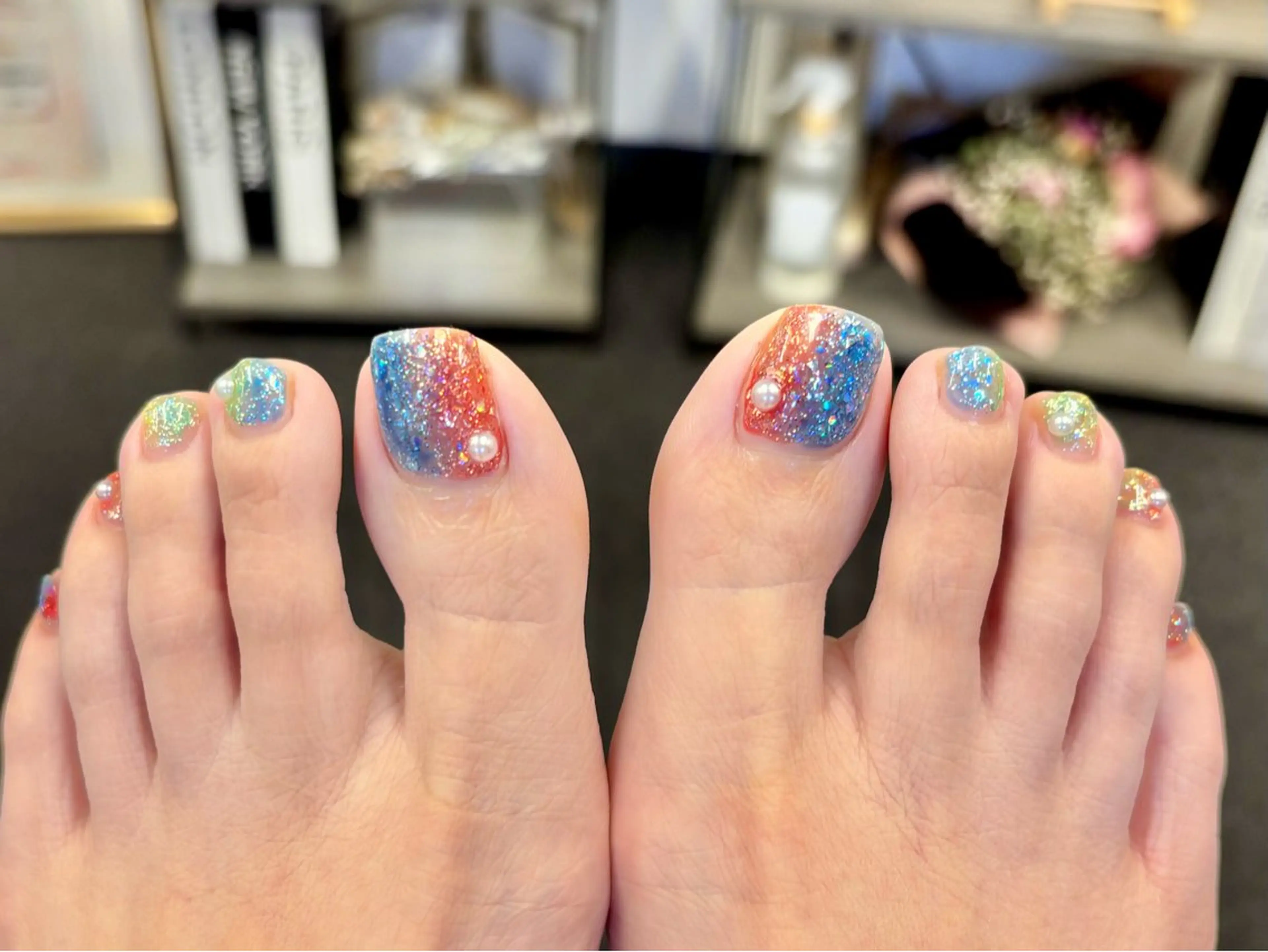 ネイル フットネイル tete. nailのネイルデザイン