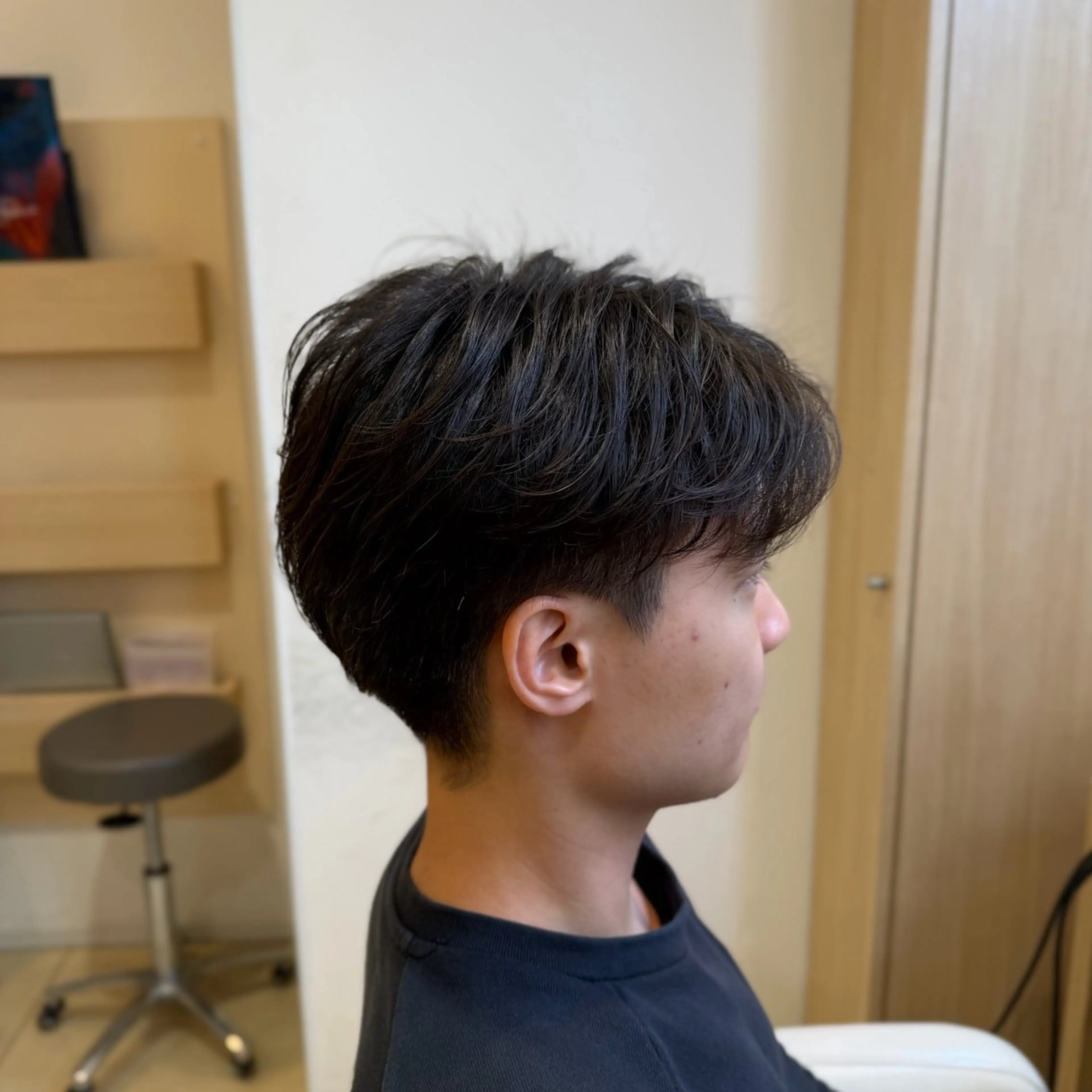 メンズ フェザーパーマ メンズパーマ カット ☆Ash中目黒 浦野遥☆*。のヘアスタイル