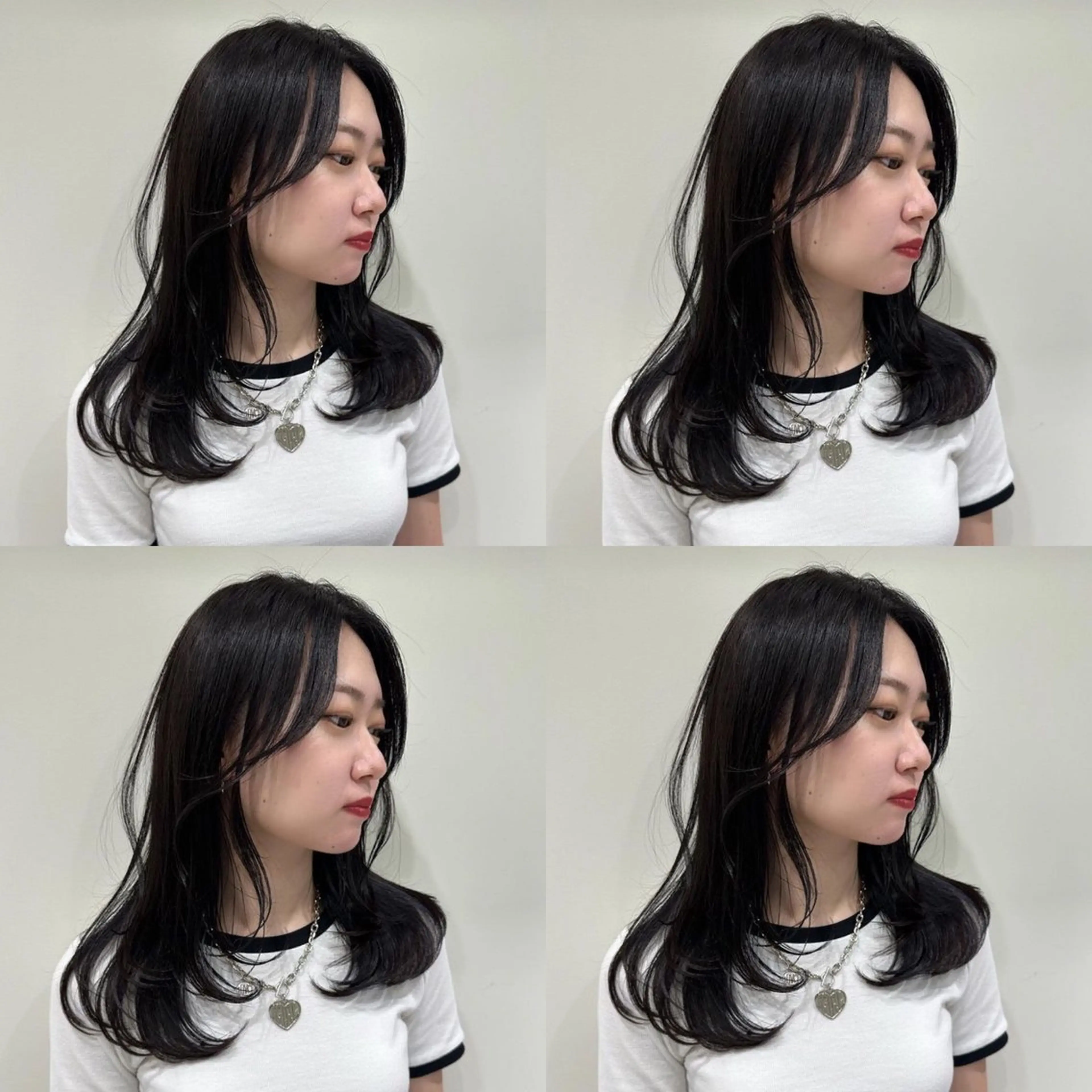 ロング ハイライト レイヤーカット ご予約 宜しくお願いします！のヘアスタイル