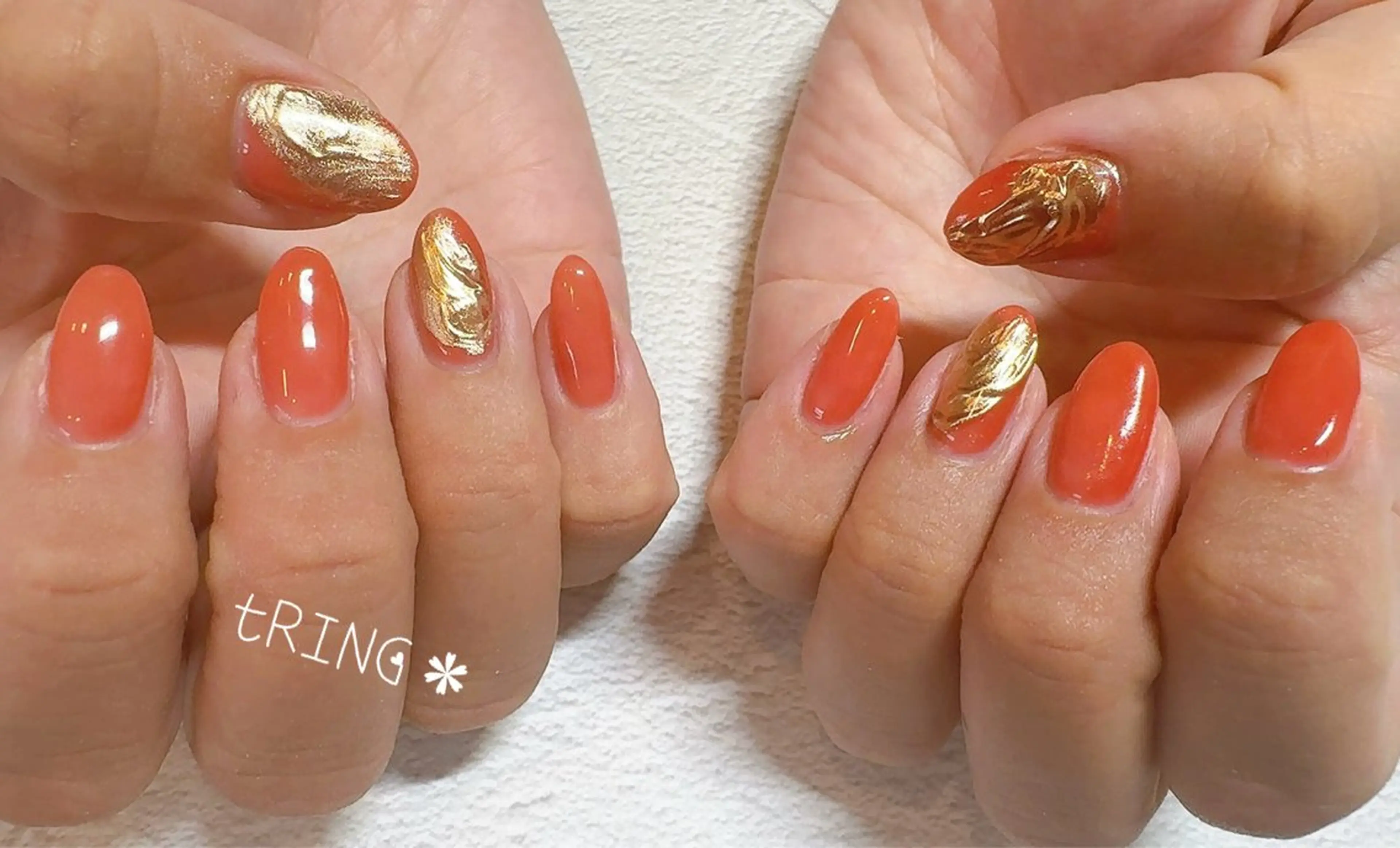 ネイル ハンドネイル tRING＊ しいの木台のネイルデザイン