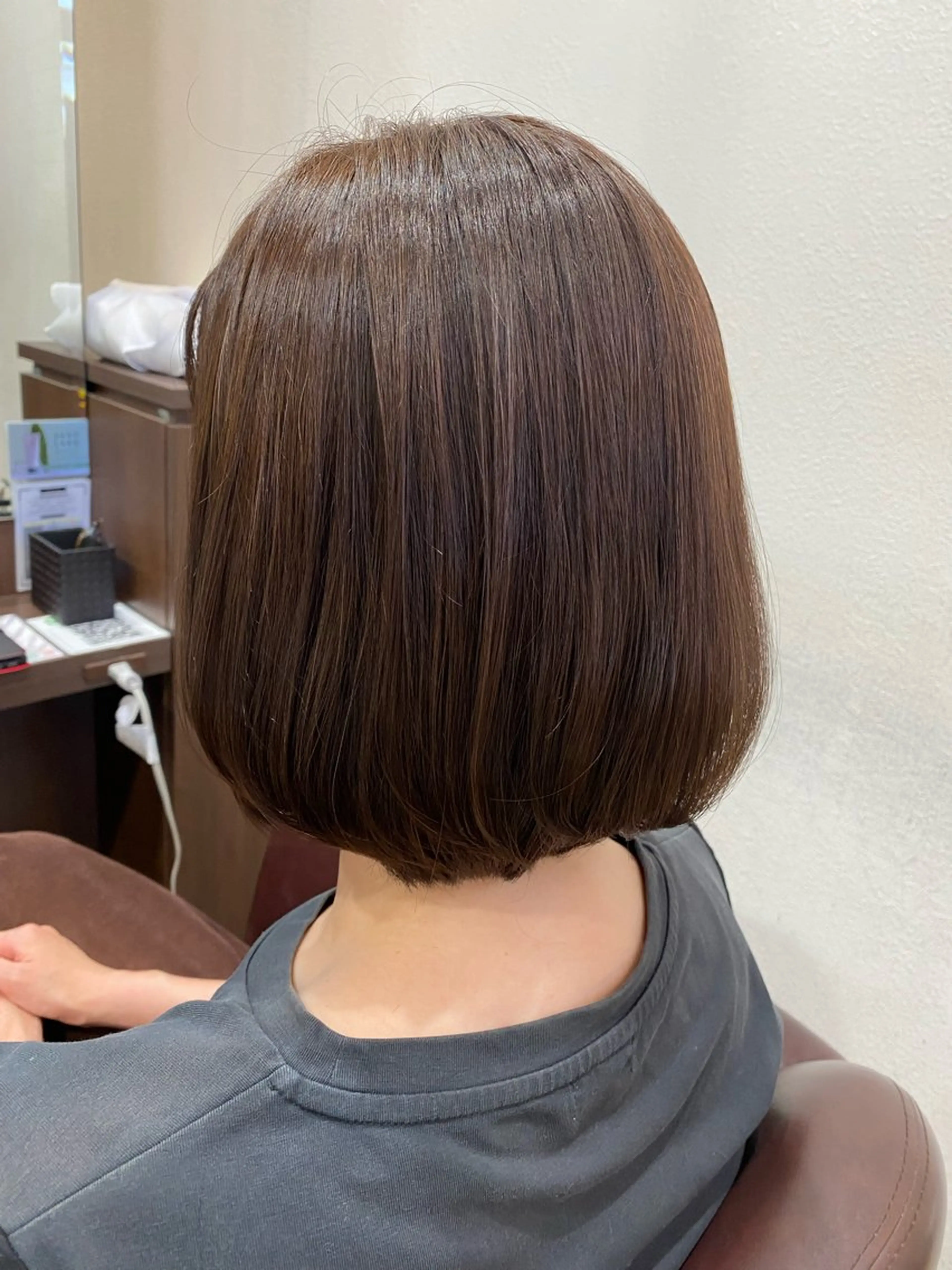 ショート カラー ボブ 仲井 充のヘアスタイル