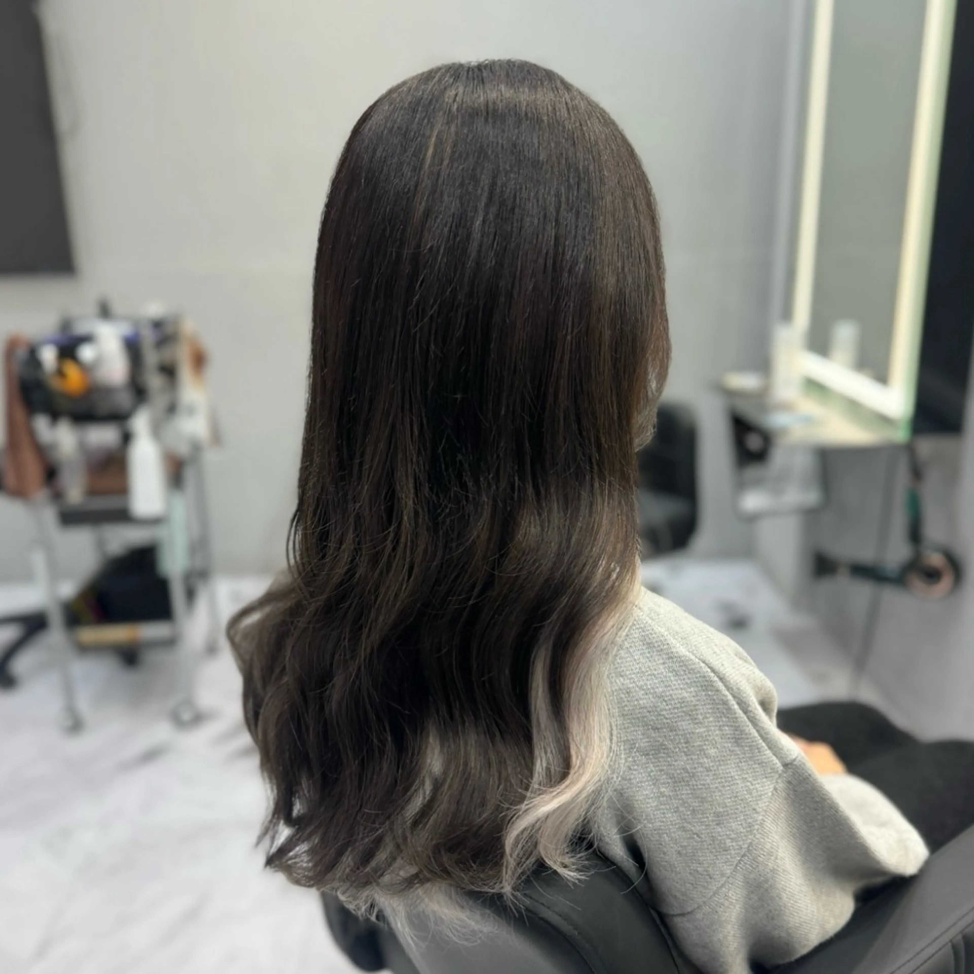 ロング シールエクステ エクステ ヘアカラー トリートメント エクステ ❤️‍🔥シールエク ＋カラー京❤️‍🔥のヘアスタイル