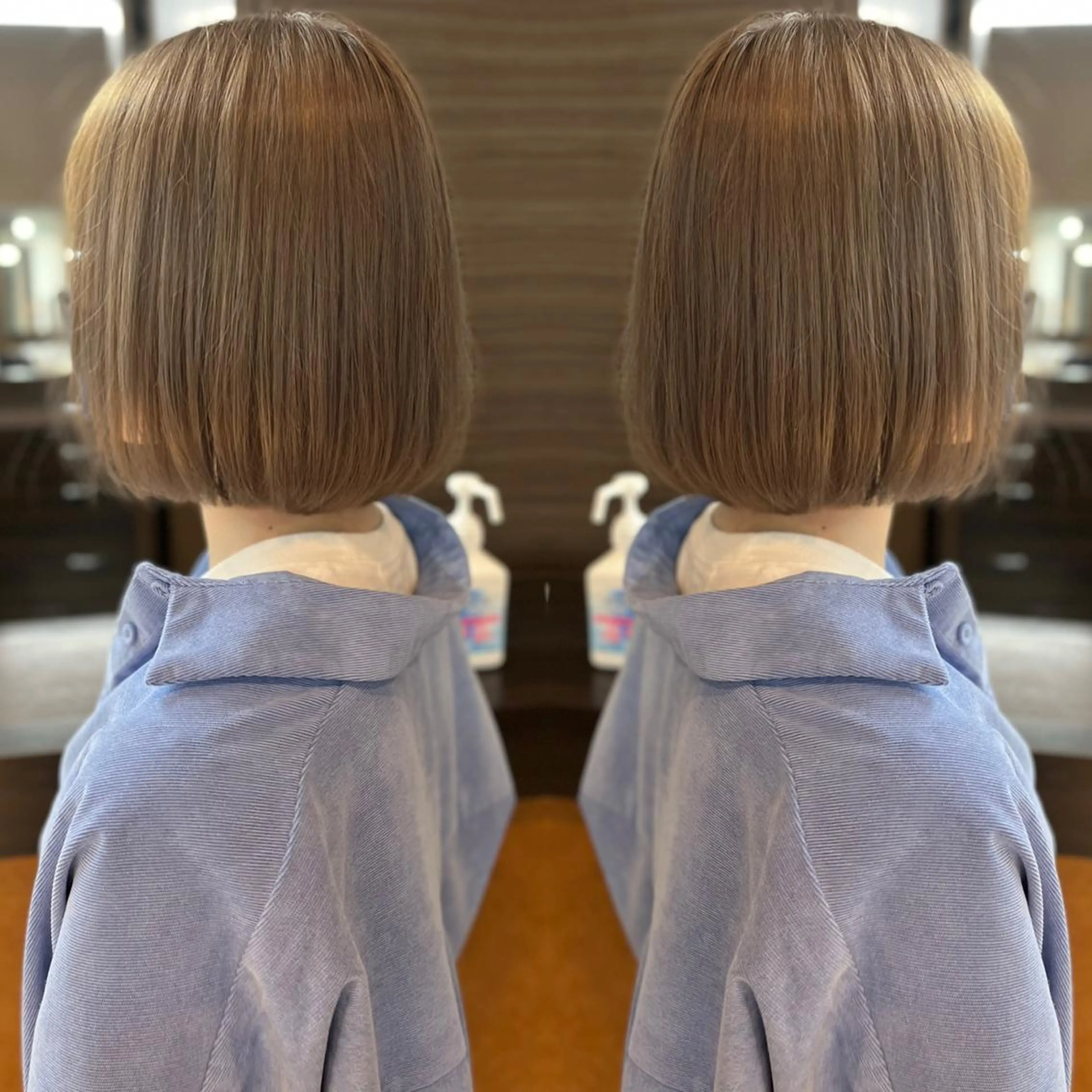 ショート カラー ブリーチ ケアブリーチ ケアカラー ダブルカラー ハタケヤマヨシキ ／BOOTHのヘアスタイル