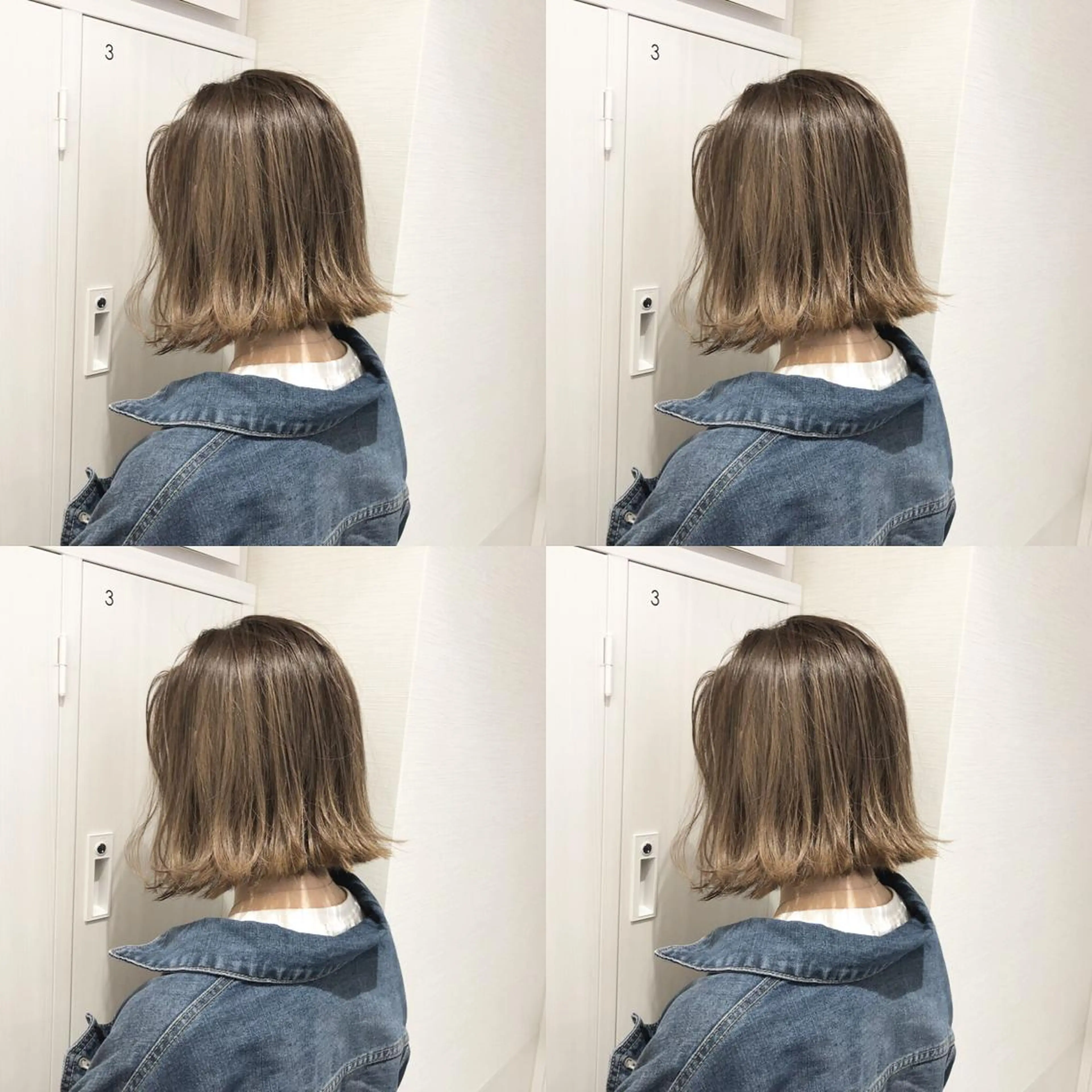 ショート カラー アッシュ ベージュカラー ブリーチ 外国人風カラー 三鷹で1番ショート ボブをカットする新谷のヘアスタイル