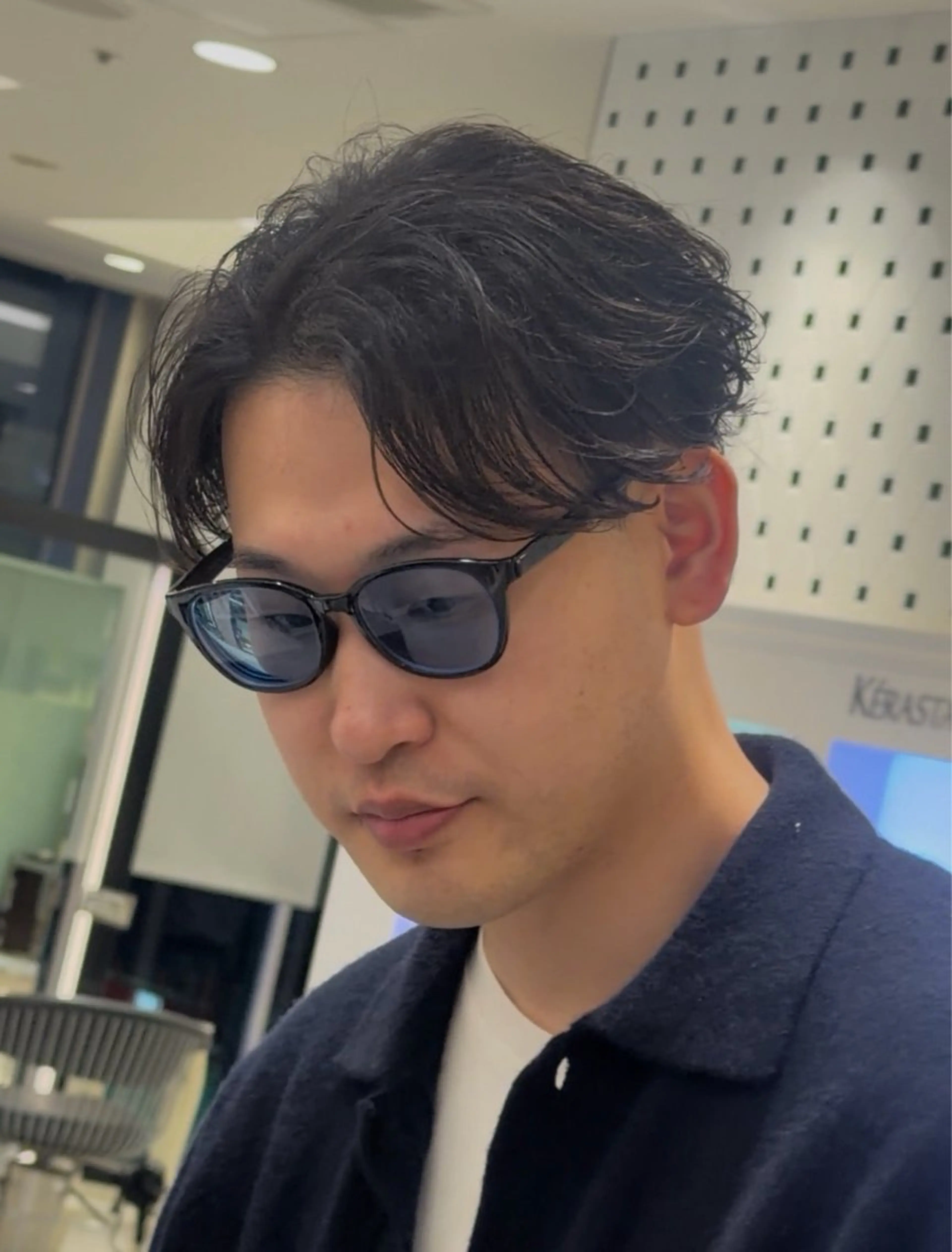 メンズ フェザーパーマ カルマパーマ メンズパーマ カット パーマ ヘッドスパ 🎸大人メンズ｜ パーマ特化ren🎸のヘアスタイル