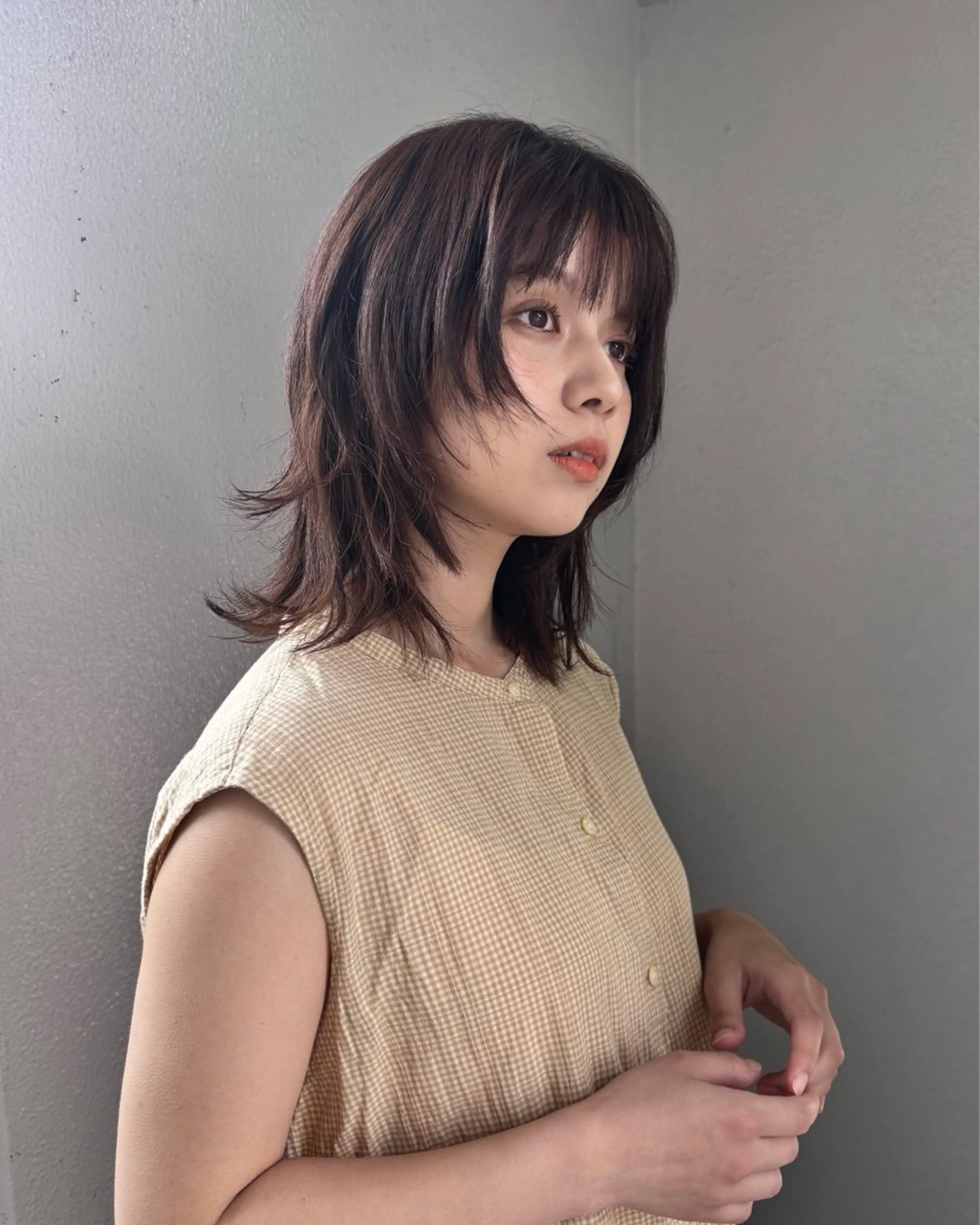 ミディアム レイヤーカット kaze代官山 🪽kanameのヘアスタイル