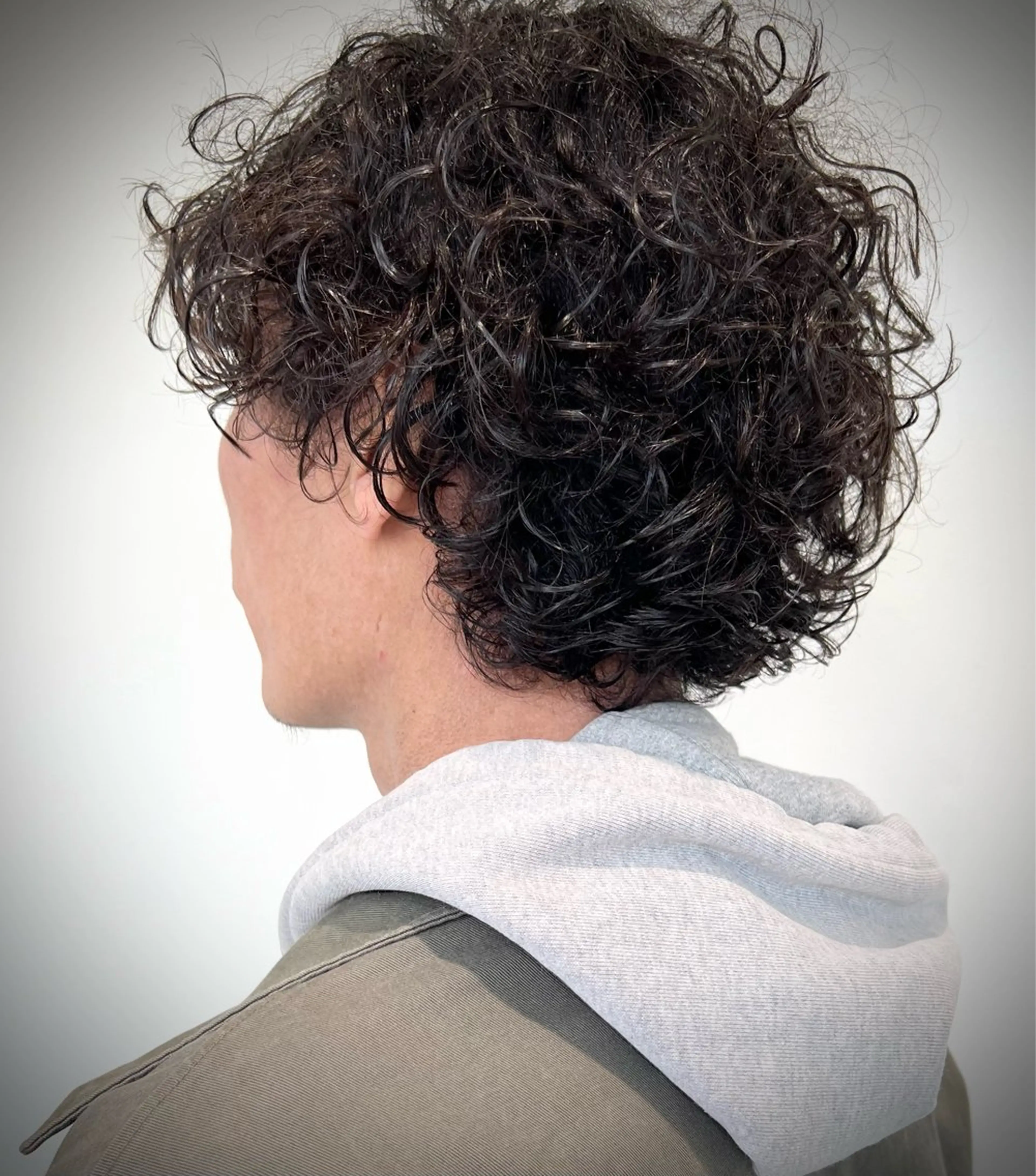 ショート メンズ メンズパーマ くせ毛 カット ヘッドスパ IKU ミニボブ名古屋のヘアスタイル