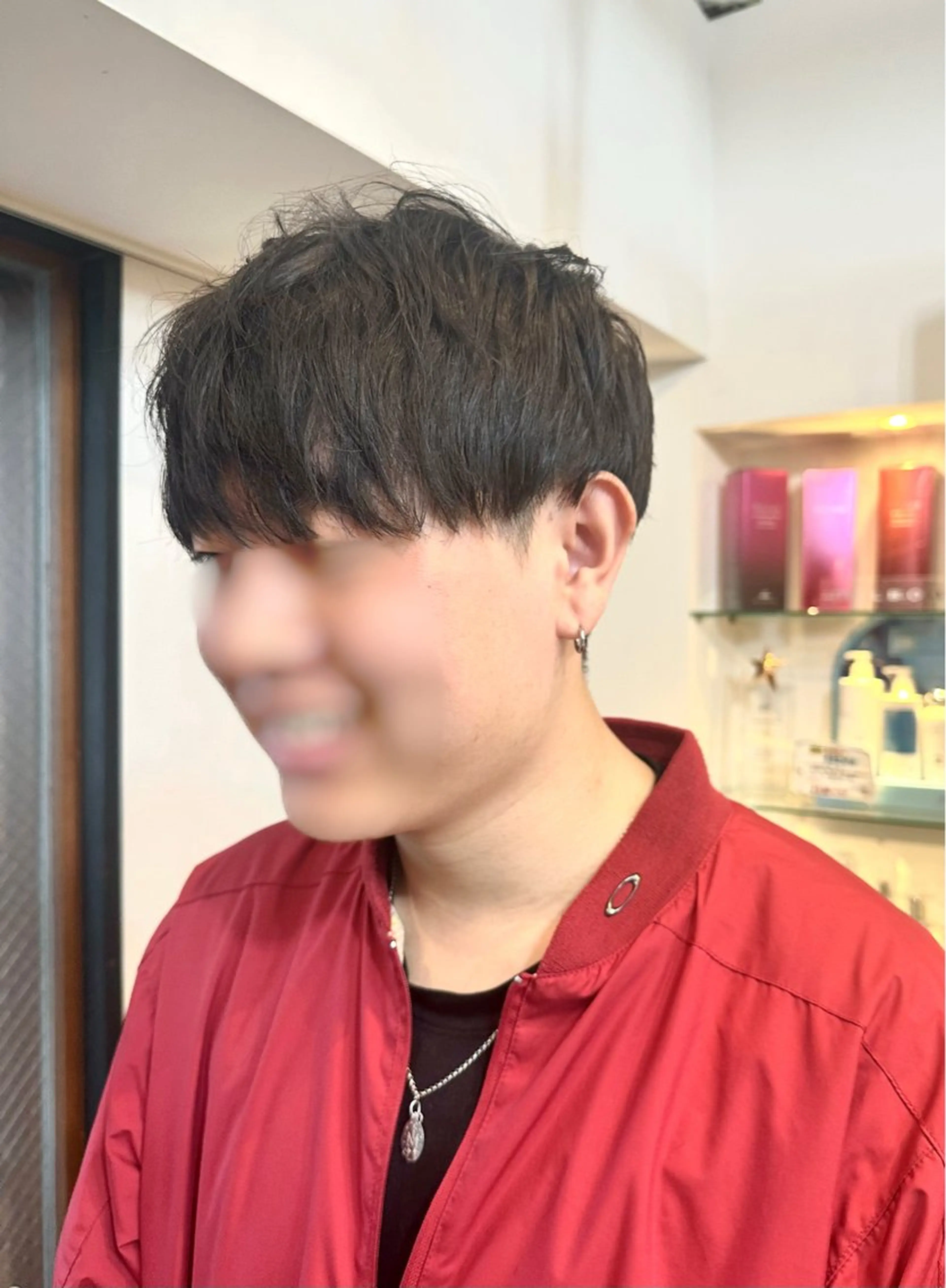 メンズパーマの写真