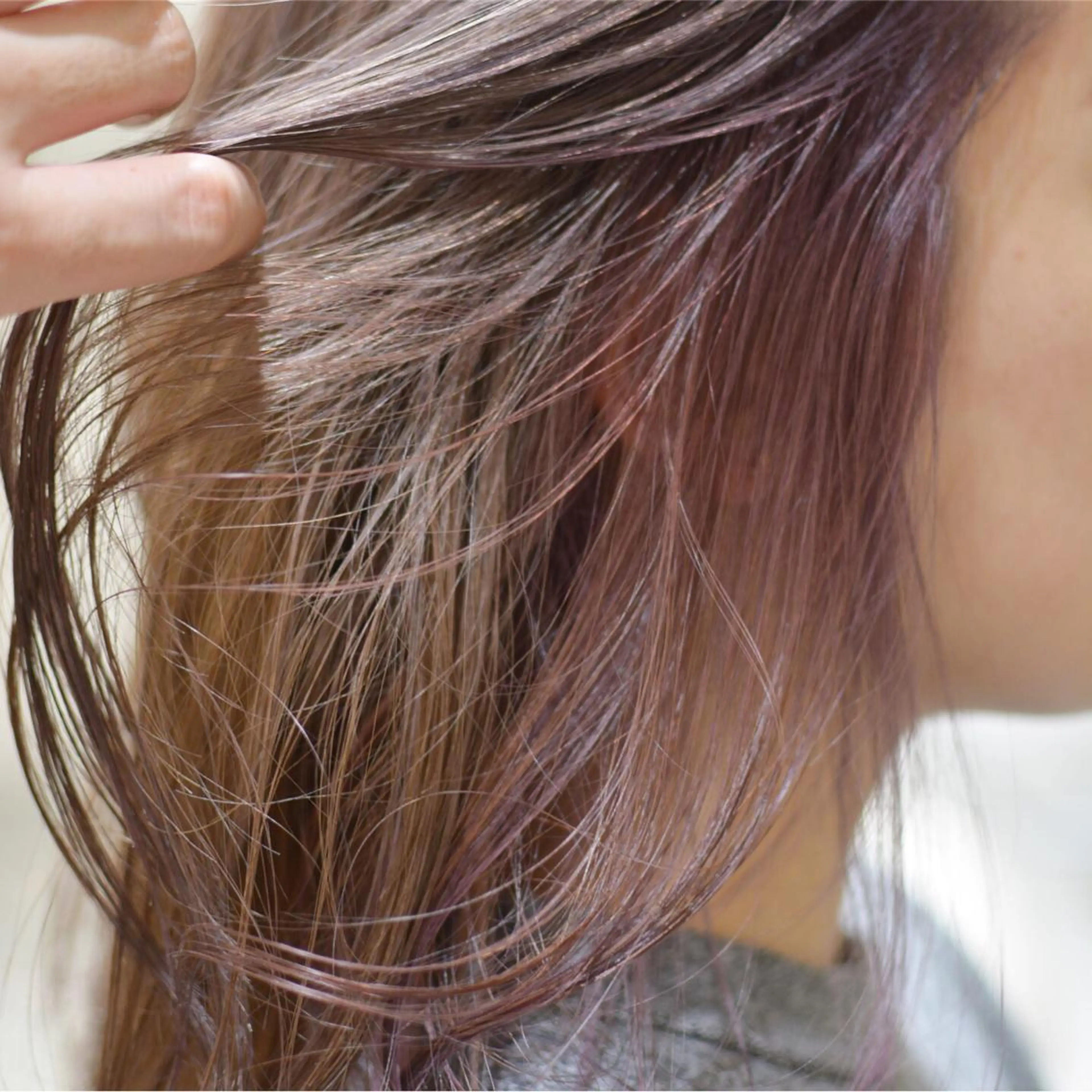 セミロング パープルカラー カット ヘアカラー トリートメント 木村 創造🌟 デザインカラーお任せのヘアスタイル