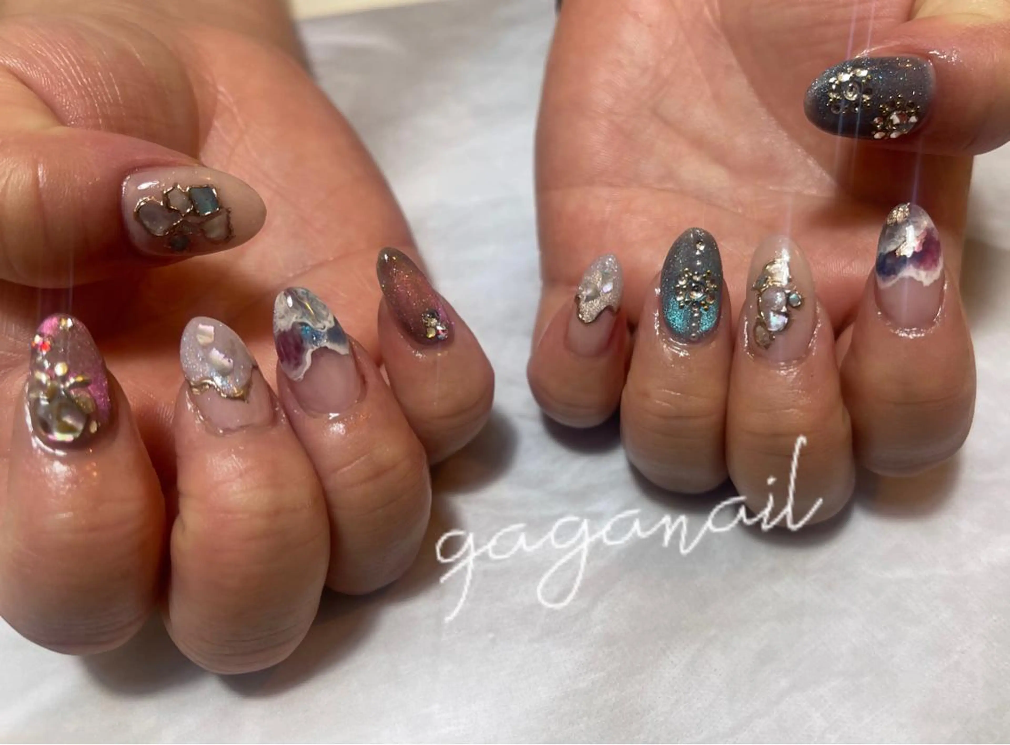 ネイル 持ち込み nailsalon gagaのネイルデザイン
