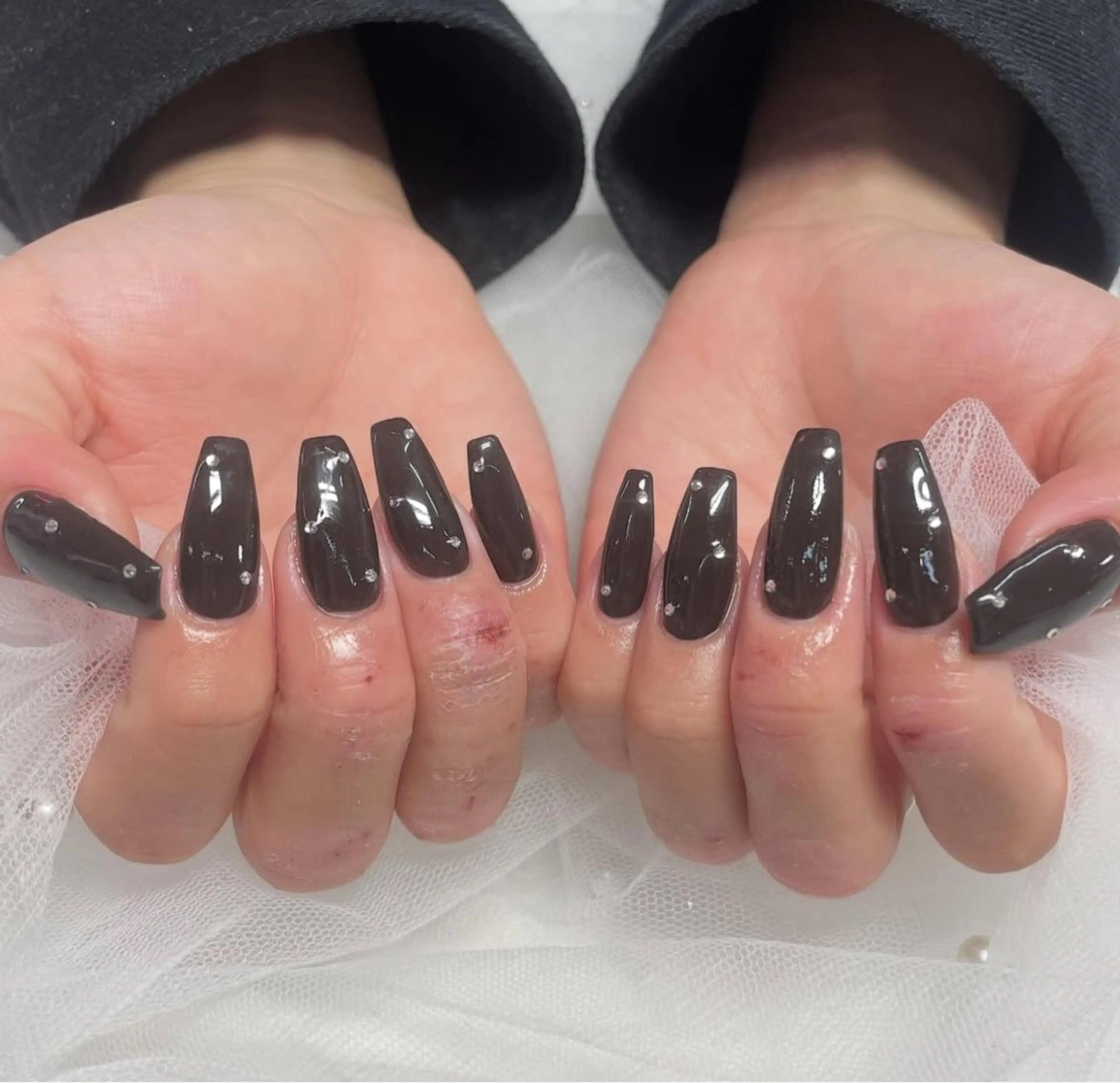 ネイル ブラウン ハンドネイル WOLTOKYO 渋谷/RIAのネイルデザイン