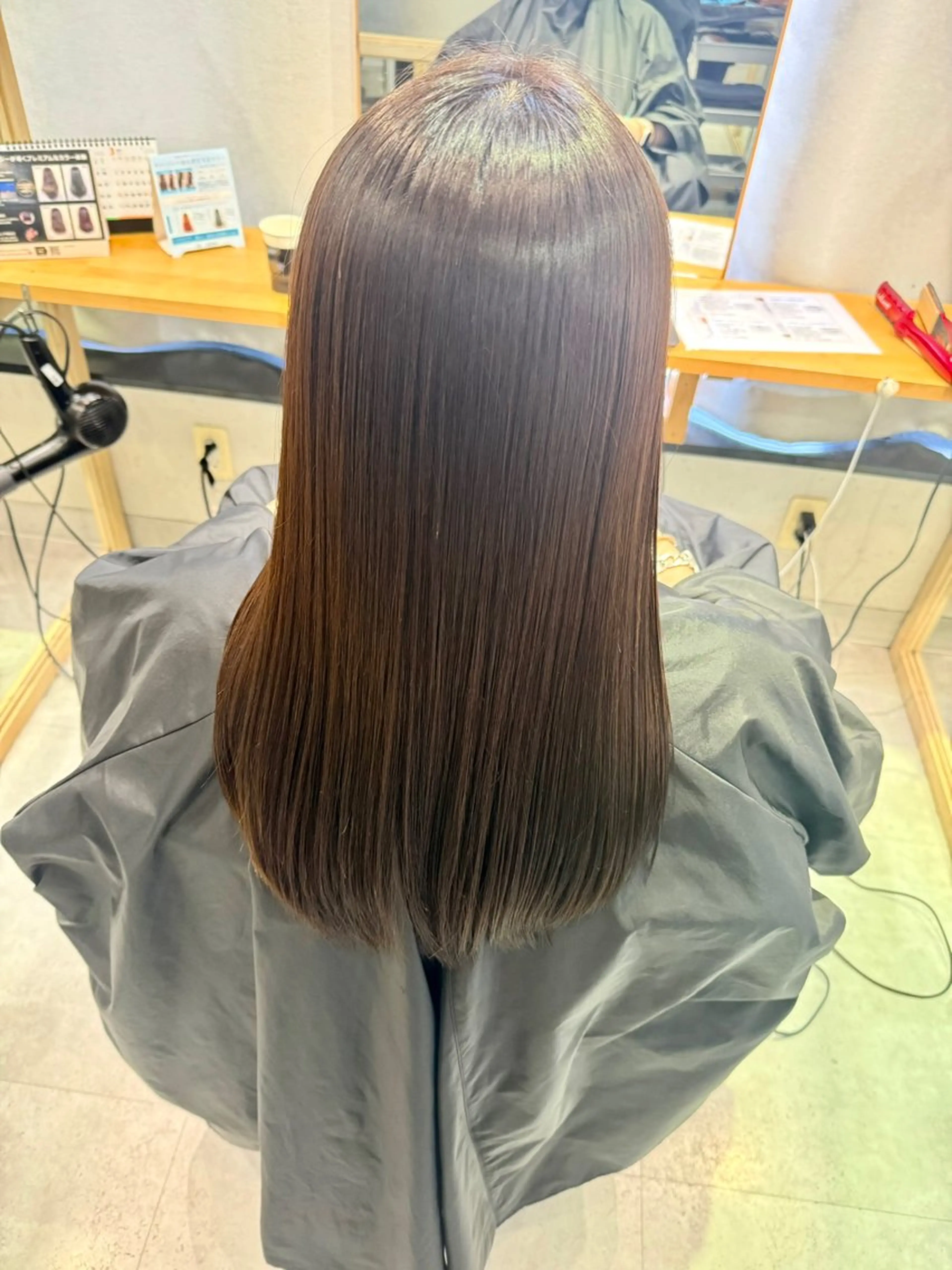 ロング カット 縮毛矯正 トリートメント ✨シルクストレート✨ 美髪髪質改善Yukiのヘアスタイル