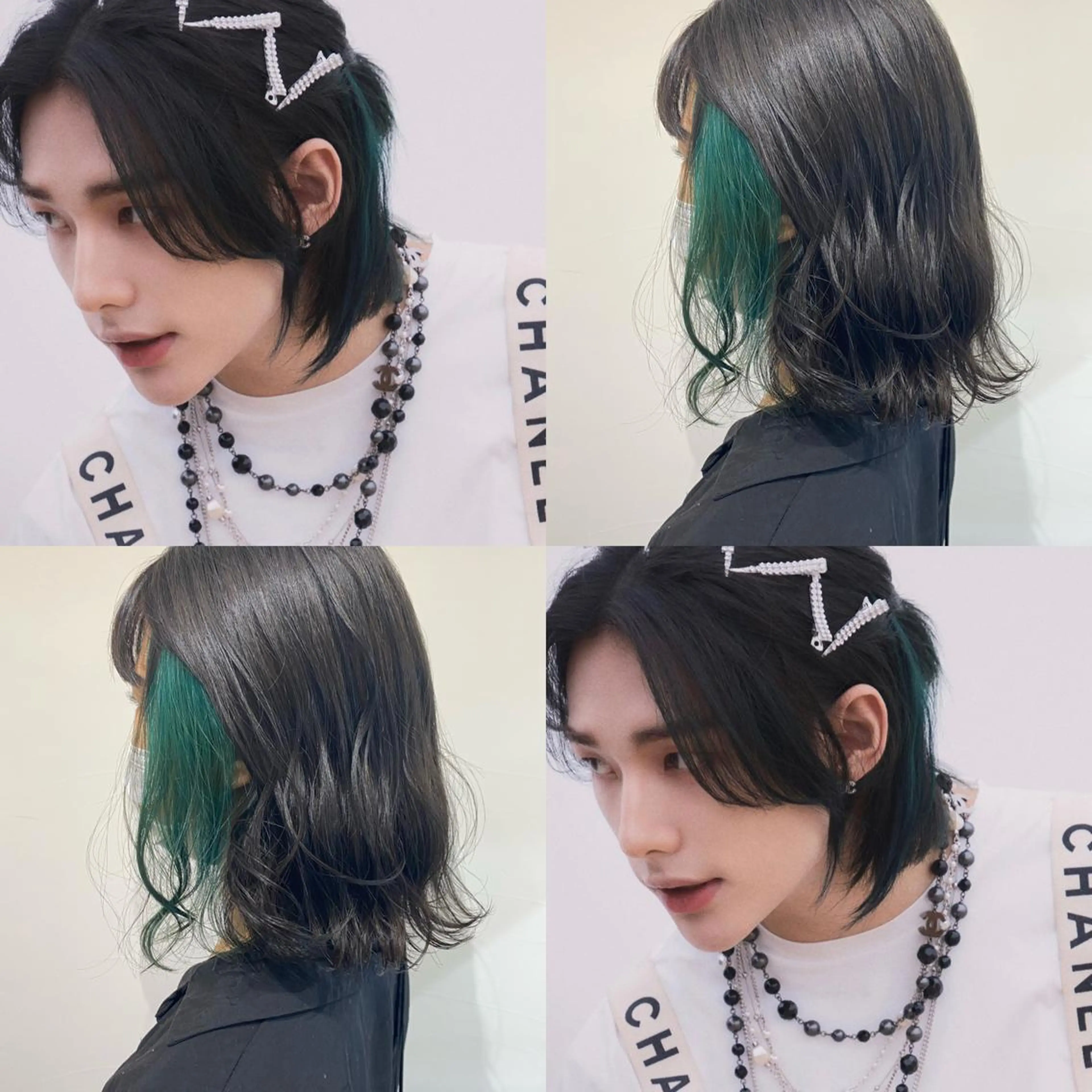 セミロング カラー バレイヤージュ ブリーチ ケアブリーチ ダブルカラー イヤリングカラー 韓国ヘア特化 💟 ララア 💟のヘアスタイル